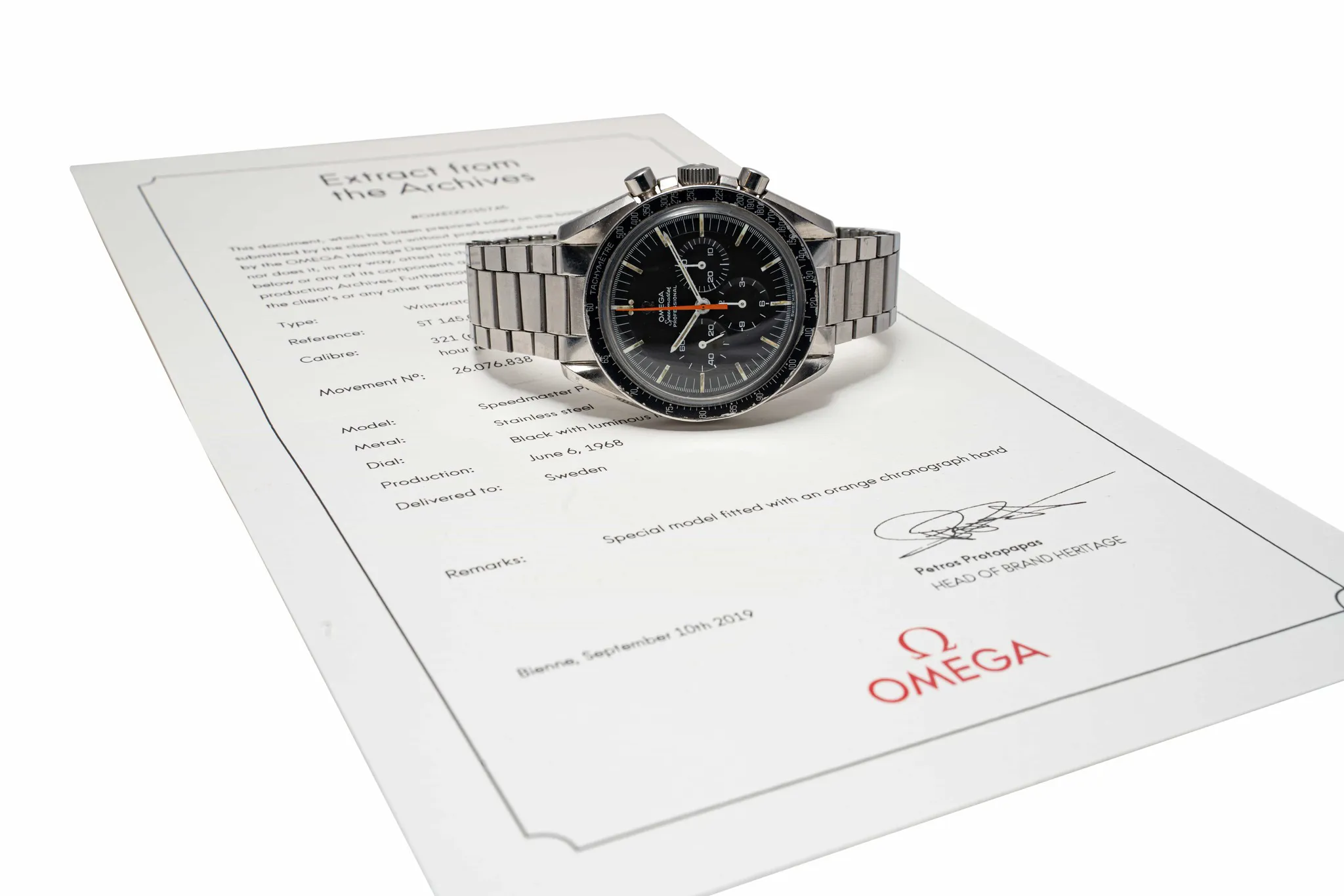 Omega Speedmaster 145.012 39.5mm Stainless steel Black 2