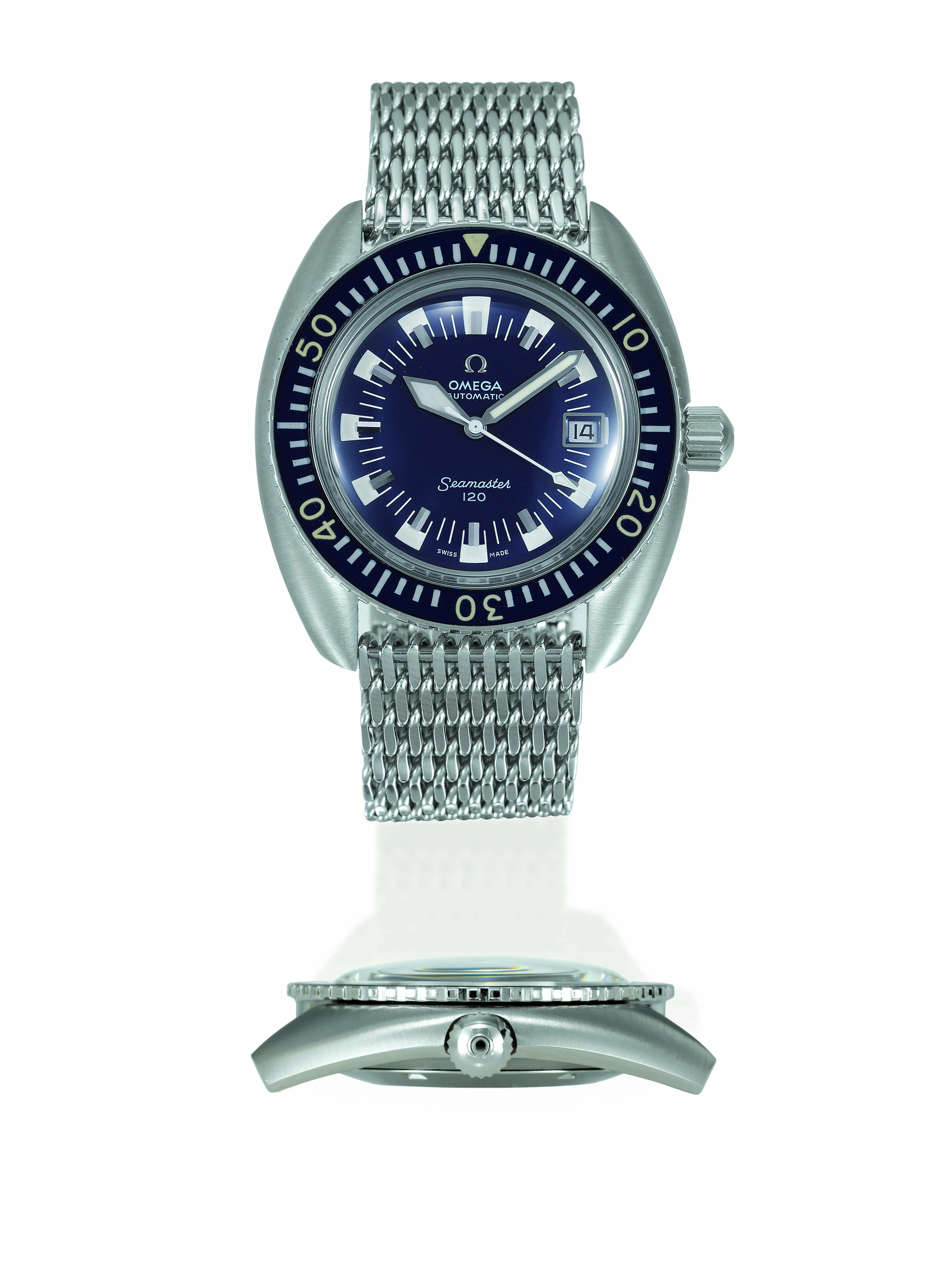 Omega 166.073 42mm Stainless steel Blue