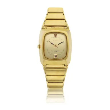 Omega 196.005 37mm Yellow gold Champagne