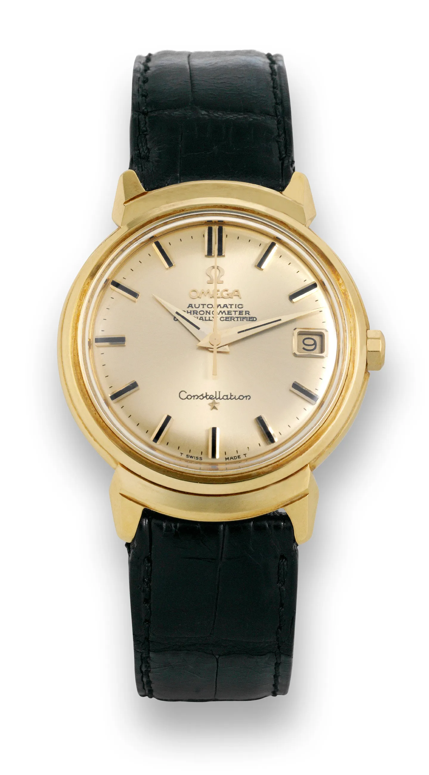 Omega Constellation 14398 SC 34mm Yellow gold Champagne