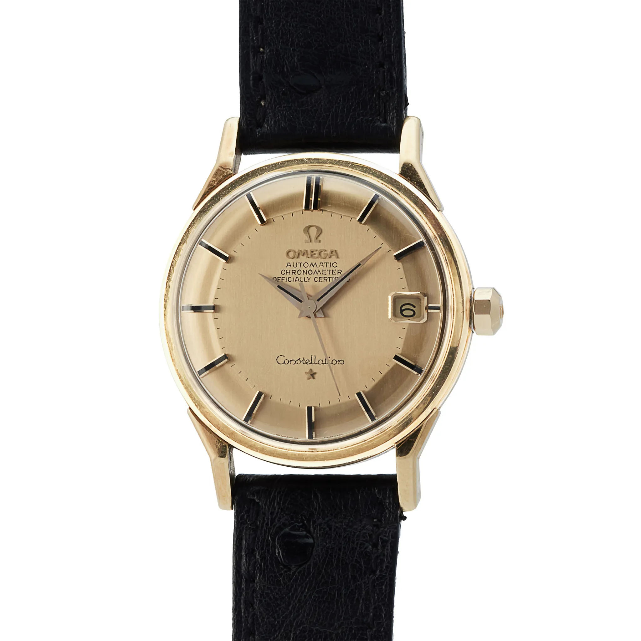 Omega Constellation 168.005 34mm Yellow gold Champagne