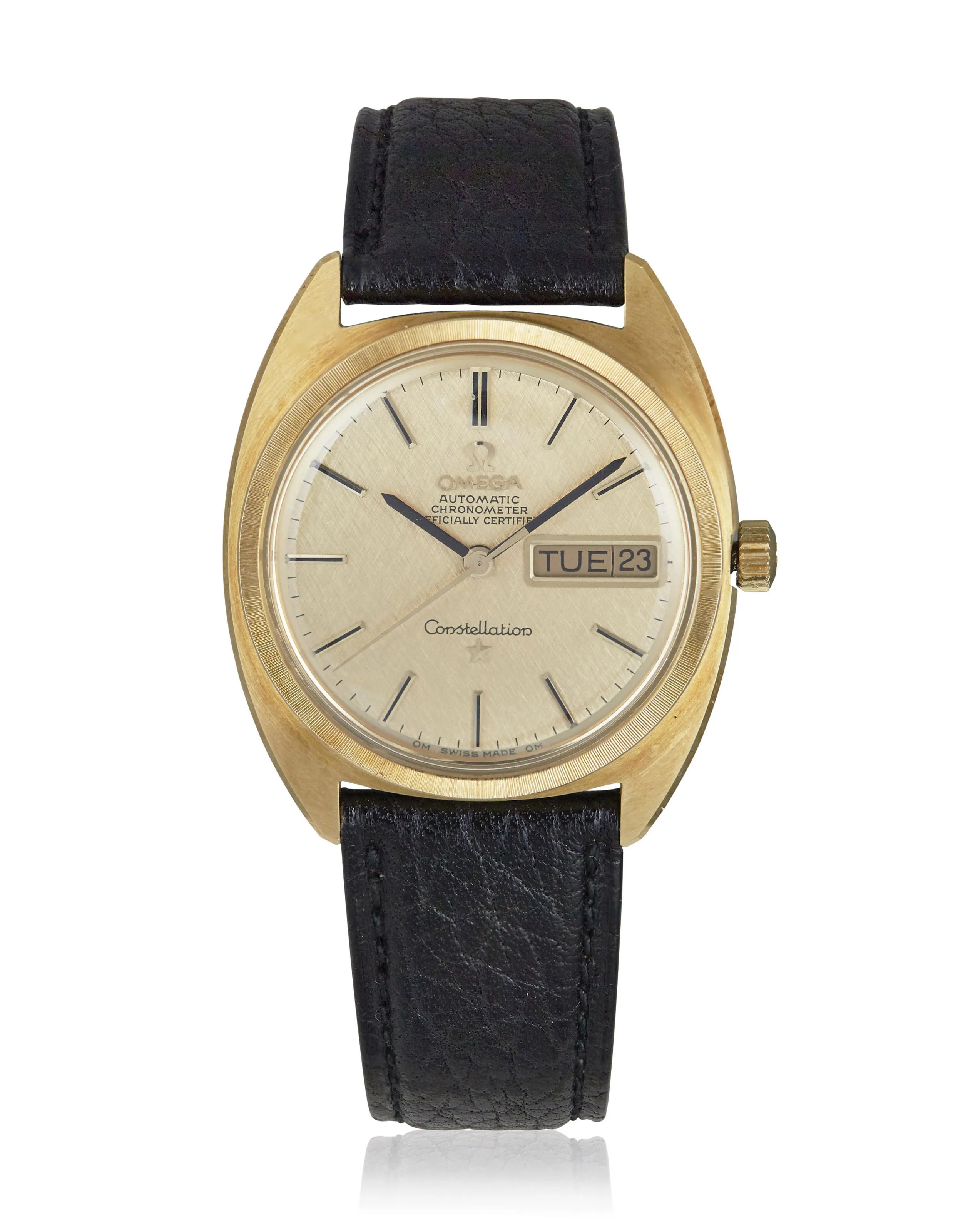 Omega Constellation 168.019 34mm Yellow gold Two-tone Silver