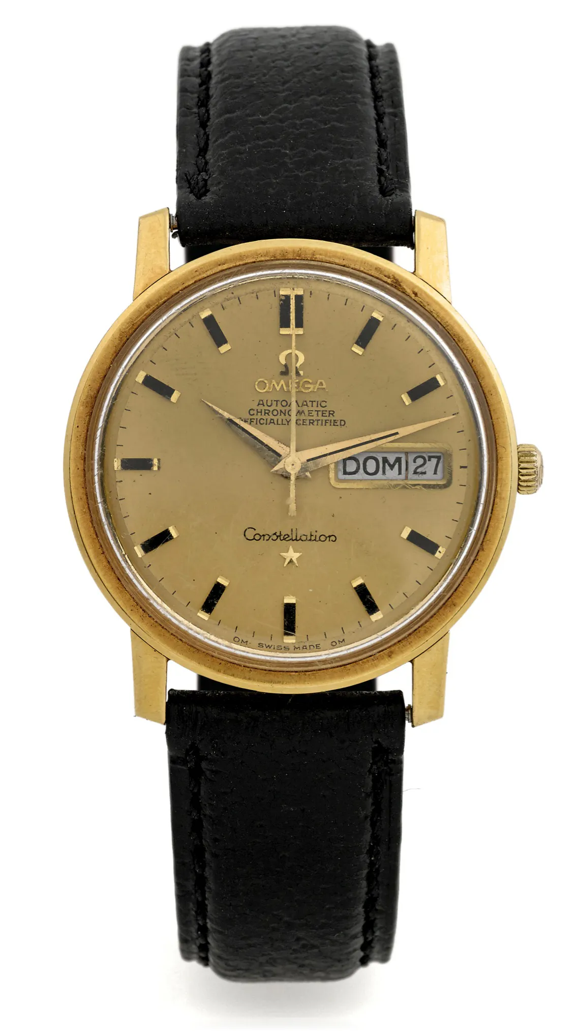 Omega Constellation 168.016 34mm Yellow gold Champagne