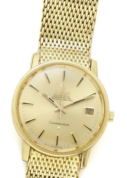 Omega Constellation 168.017 35mm Yellow gold Champagne