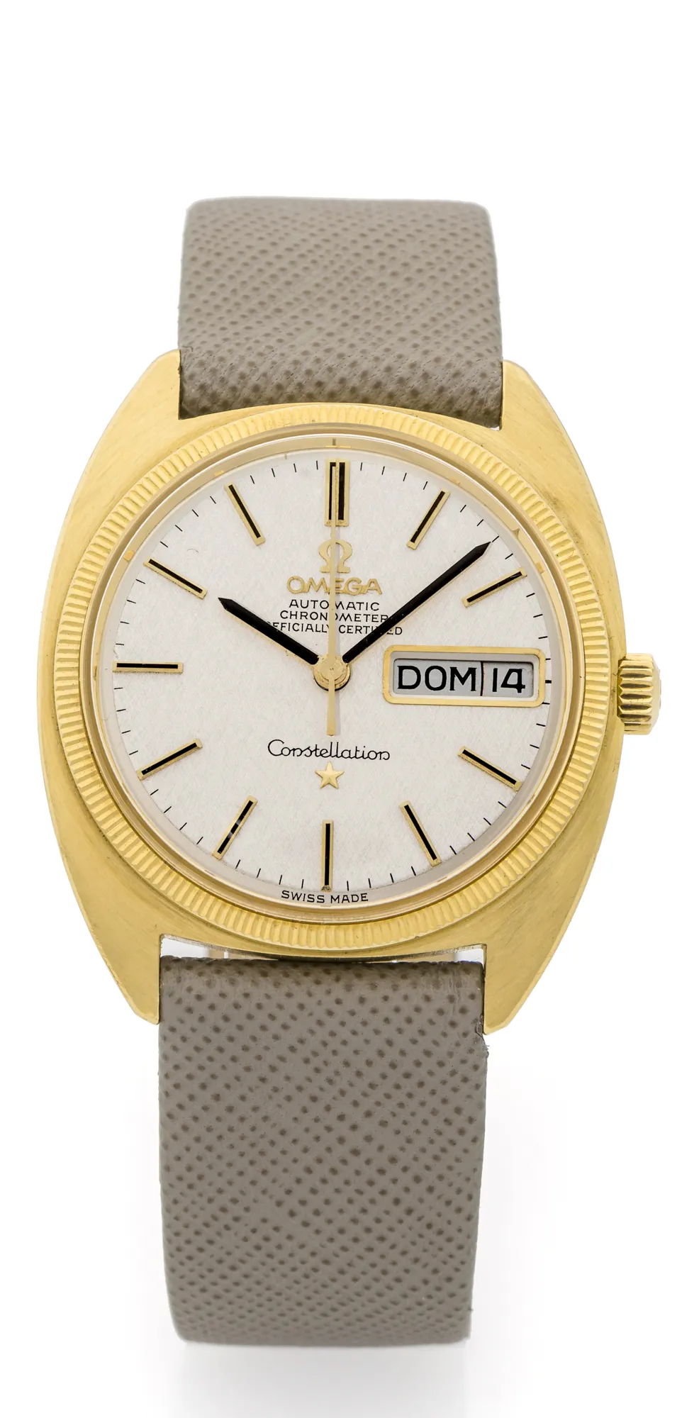 Omega Constellation 168.029 34mm Yellow gold Silver