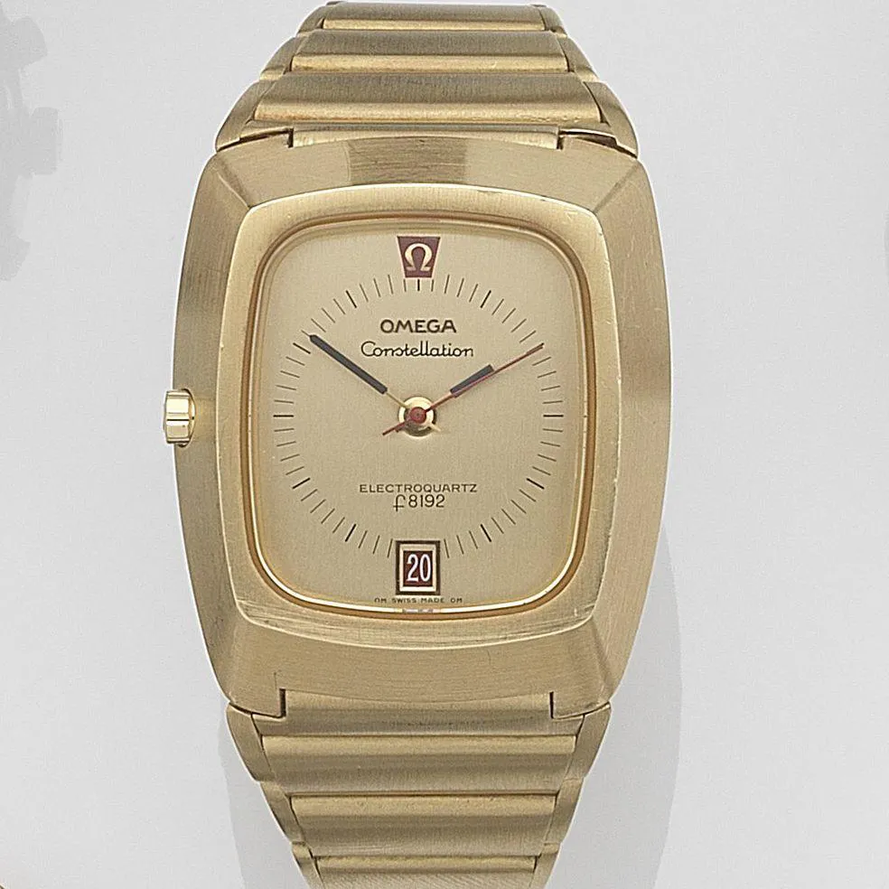 Omega Constellation 196.005 37mm Yellow gold Champagne