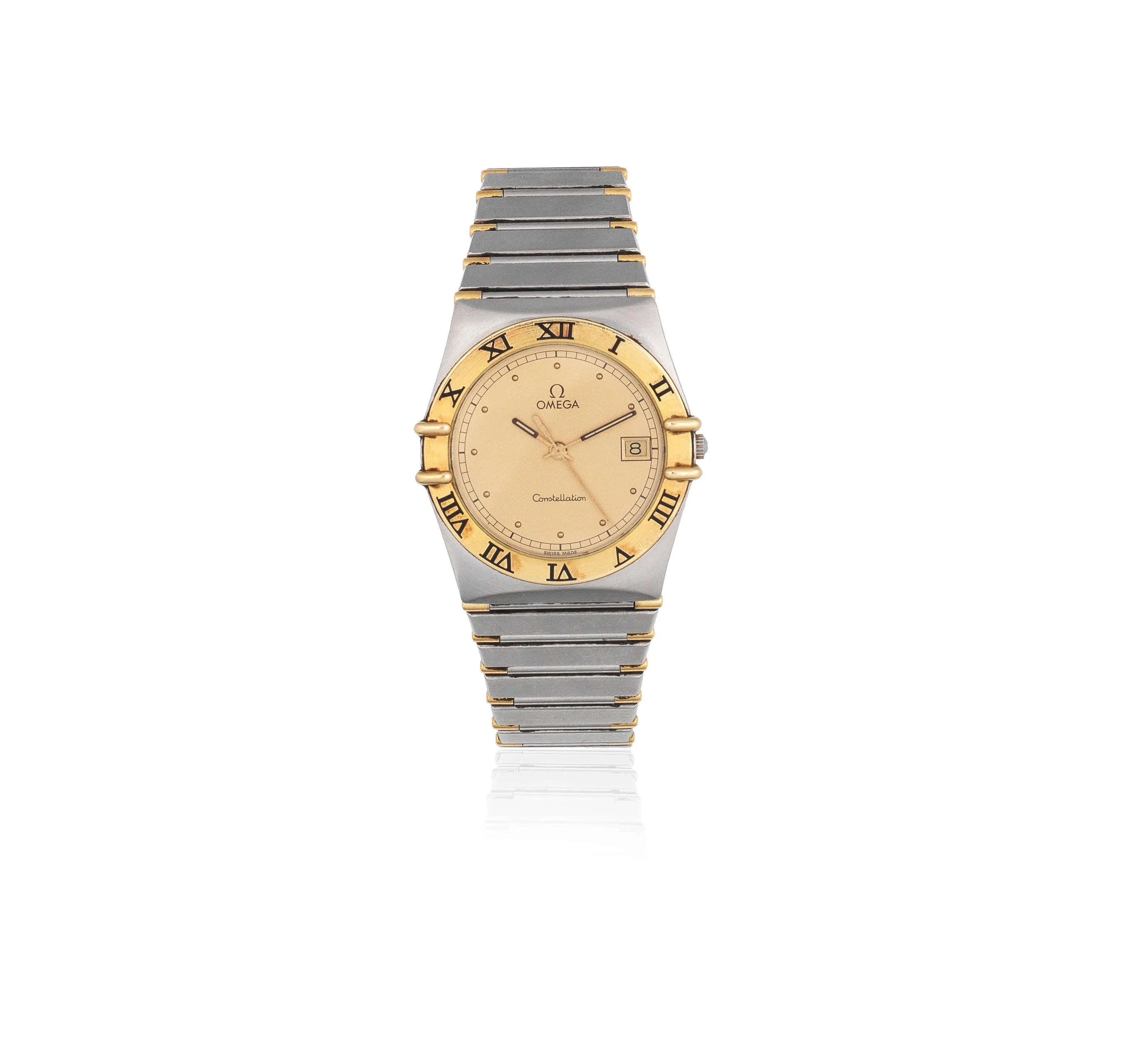 Omega Constellation 396.1070 33mm Yellow gold and stainless steel Champagne