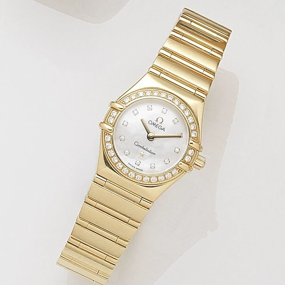 Omega Constellation 895.1243 22mm Yellow gold White