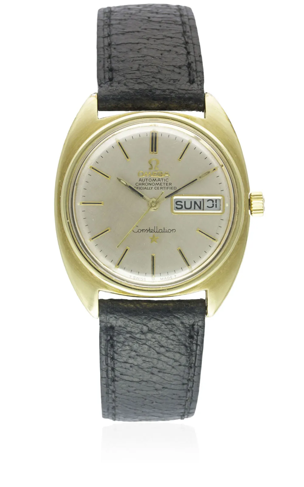 Omega Constellation CD 168.019 35mm Yellow gold and Stainless steel Linen