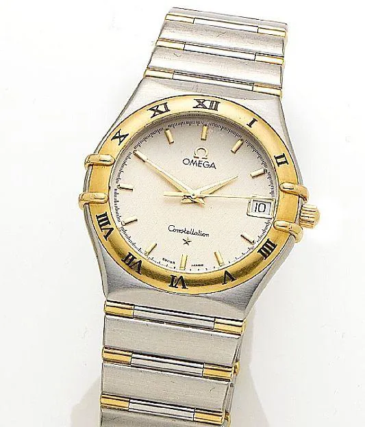 Omega Constellation 33mm Yellow gold and Stainless steel Cream