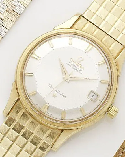 Omega Constellation 34mm Yellow gold Silver