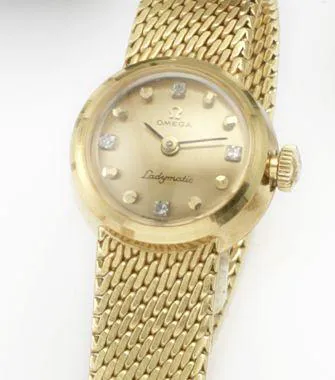 Omega Constellation 18mm Yellow gold Champagne