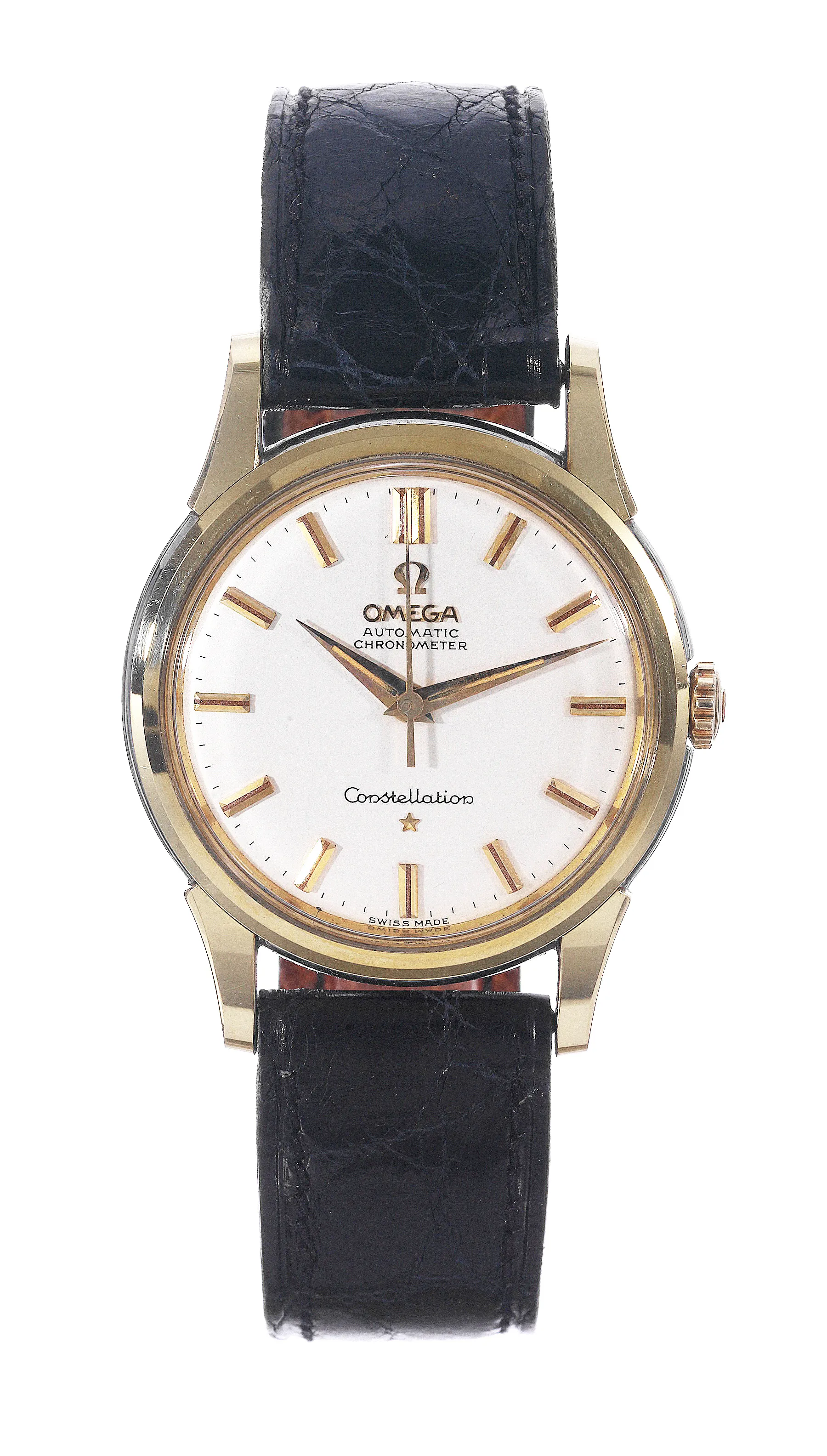 Omega Constellation 14381/2 34mm Yellow gold Silver