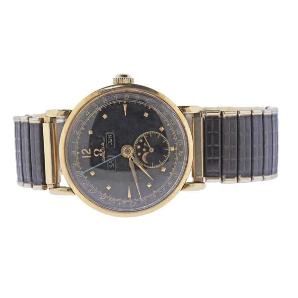 Omega Cosmic 2473 35mm Yellow gold Black