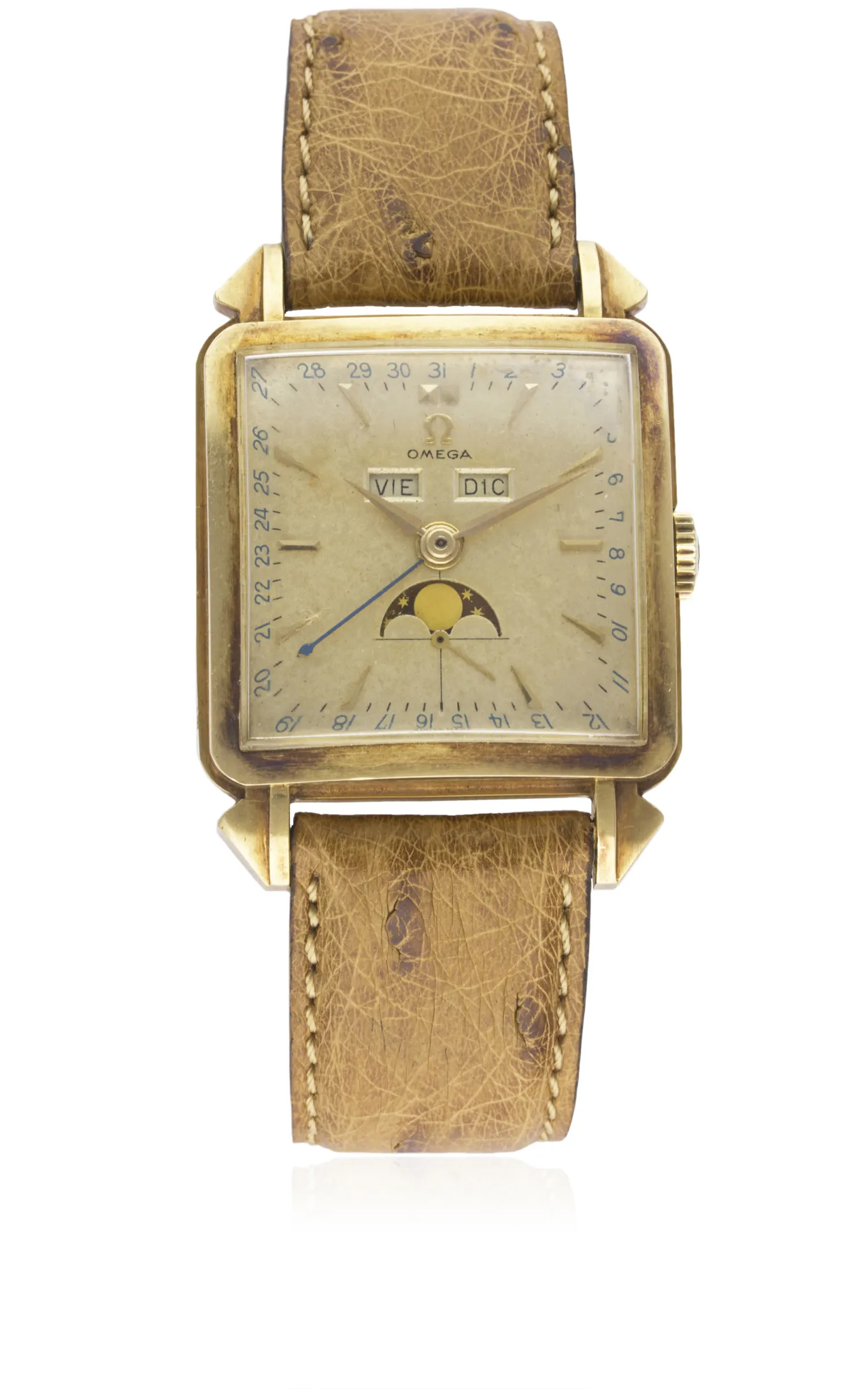 Omega Cosmic 3944 33mm Yellow gold Silver