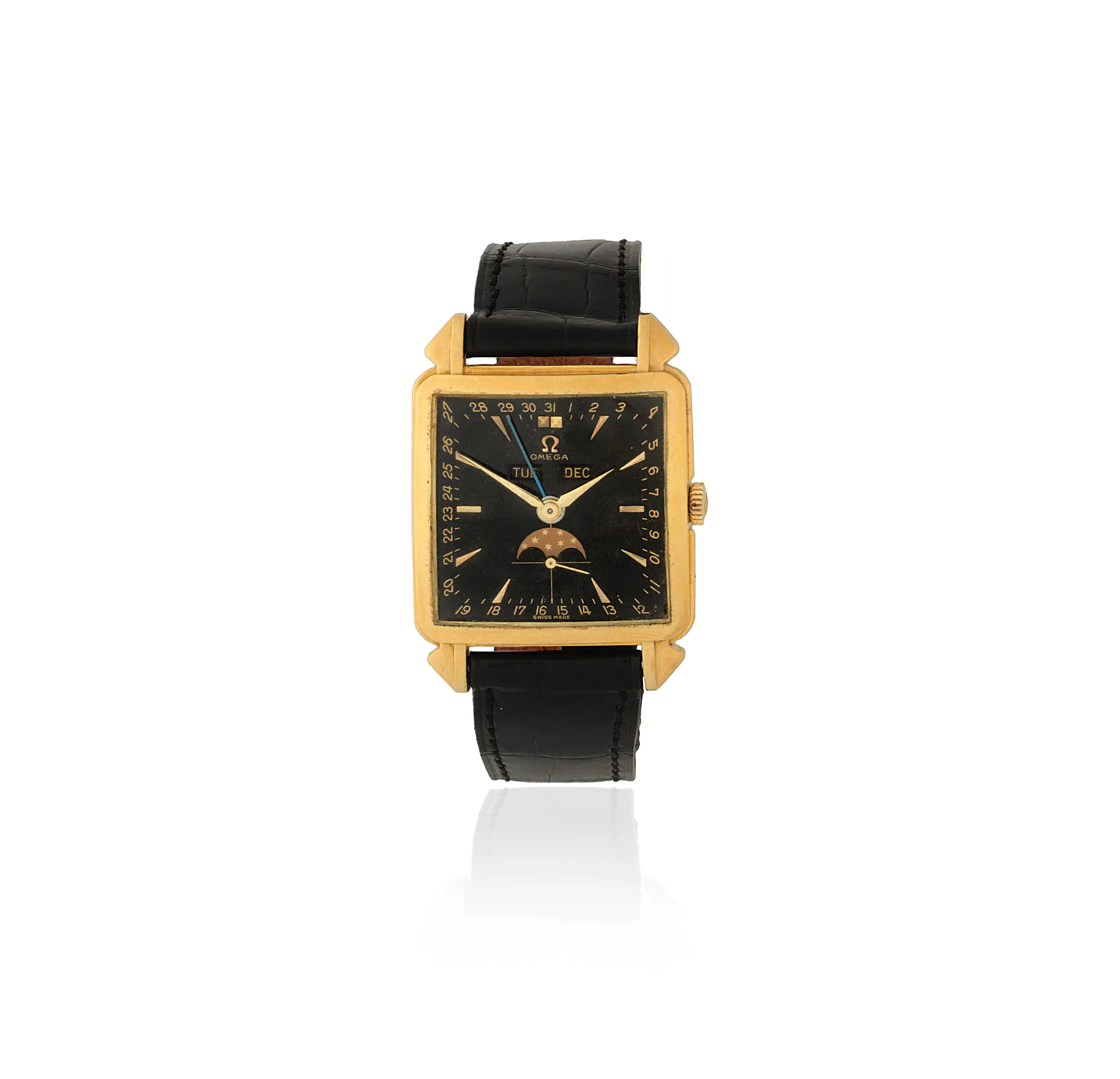 Omega Cosmic 3944 33mm Yellow gold Black