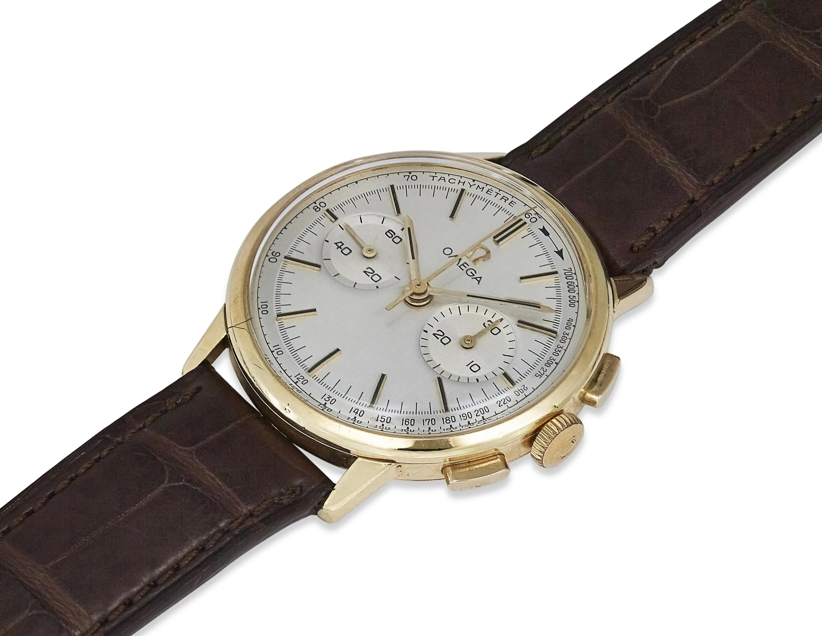 Omega De Ville BA 101.009 35mm Yellow gold Silver 1