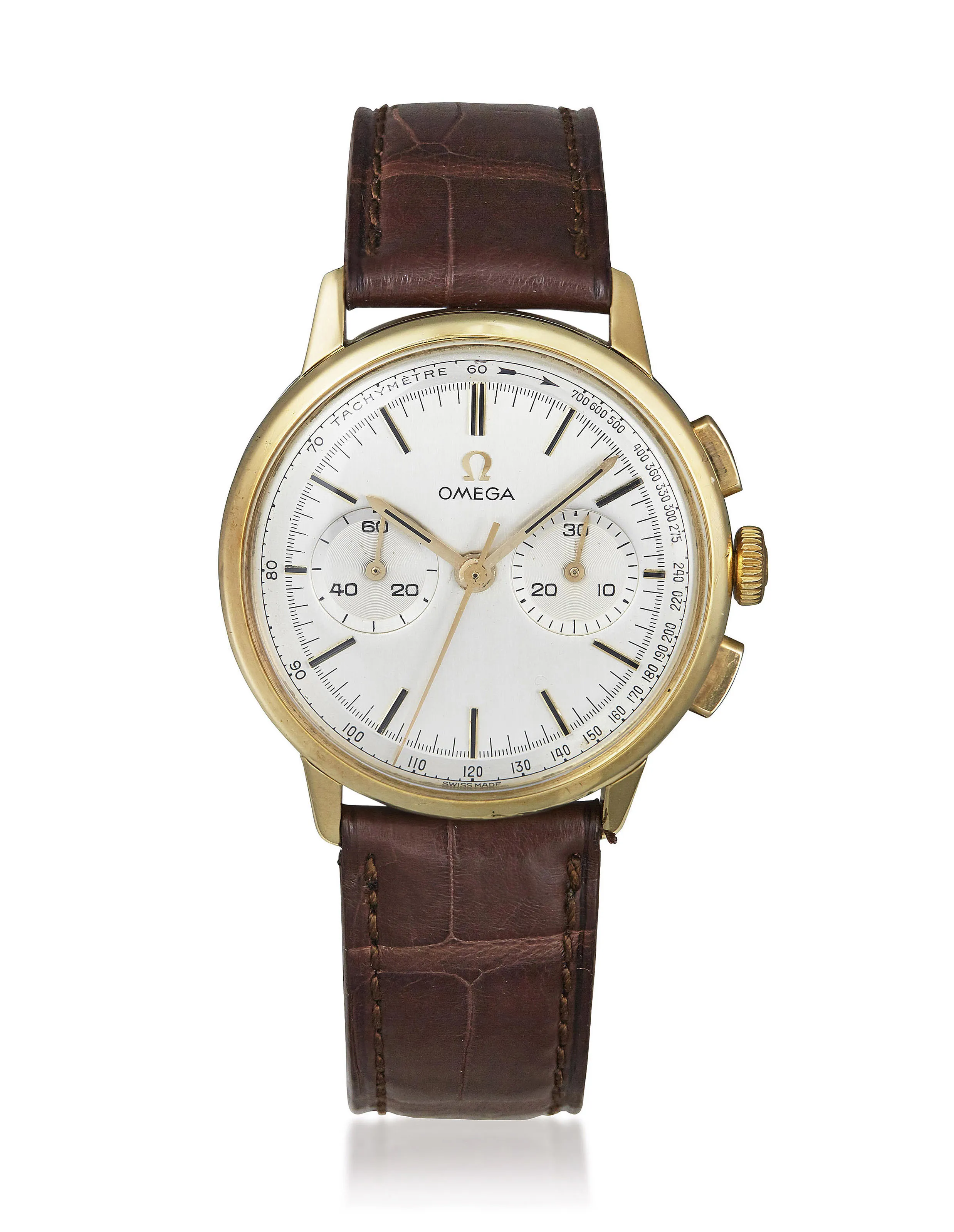 Omega De Ville BA 101.009 35mm Yellow gold Silver