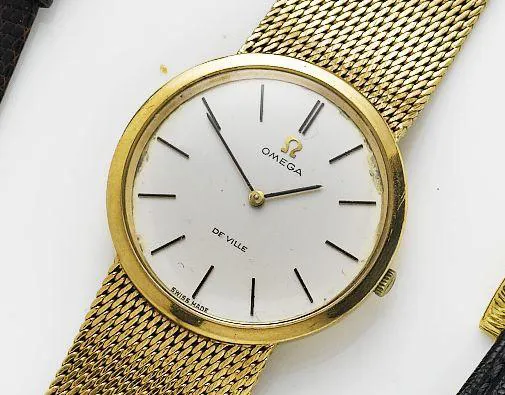 Omega De Ville 32mm Yellow gold Silver