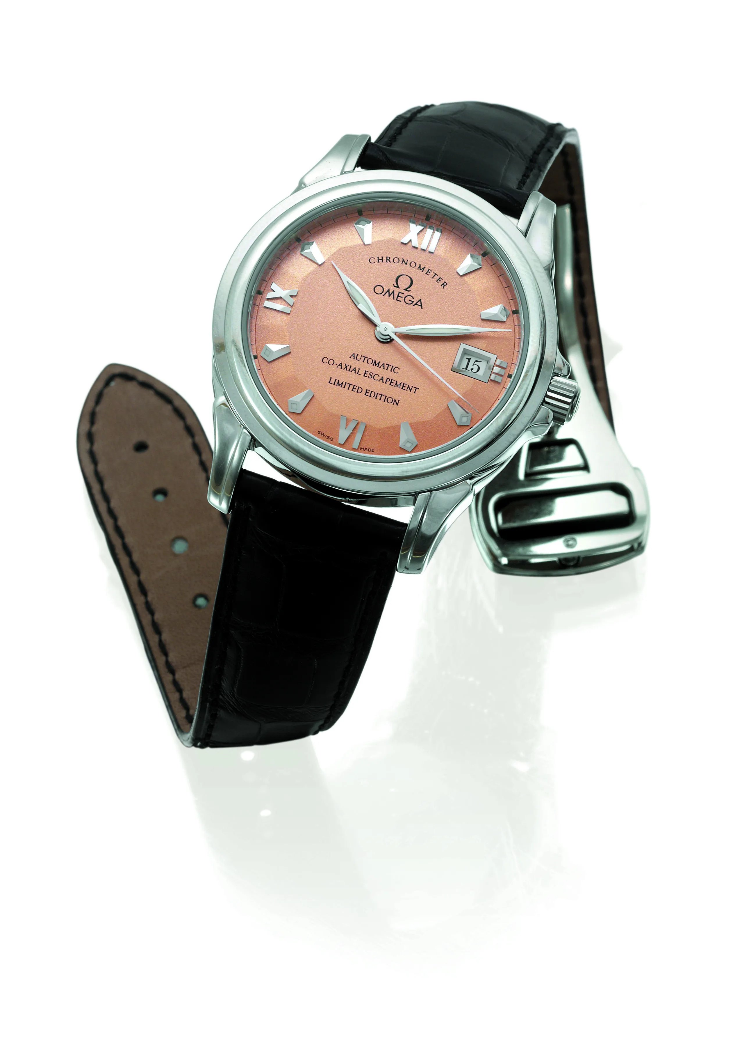 Omega De Ville 38mm Platinum Salmon