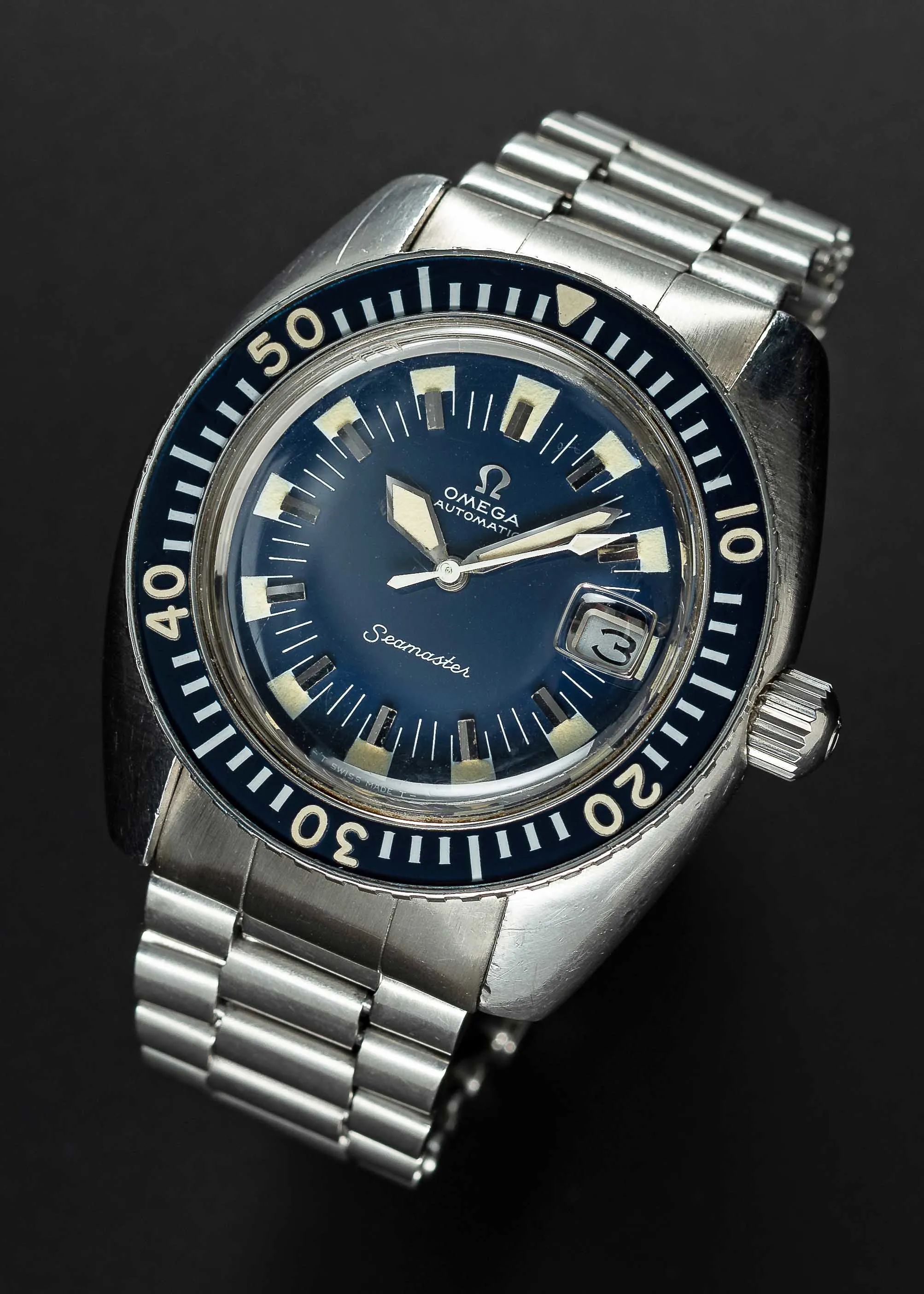 Omega Deep Blue 166.073 42mm Stainless steel Blue