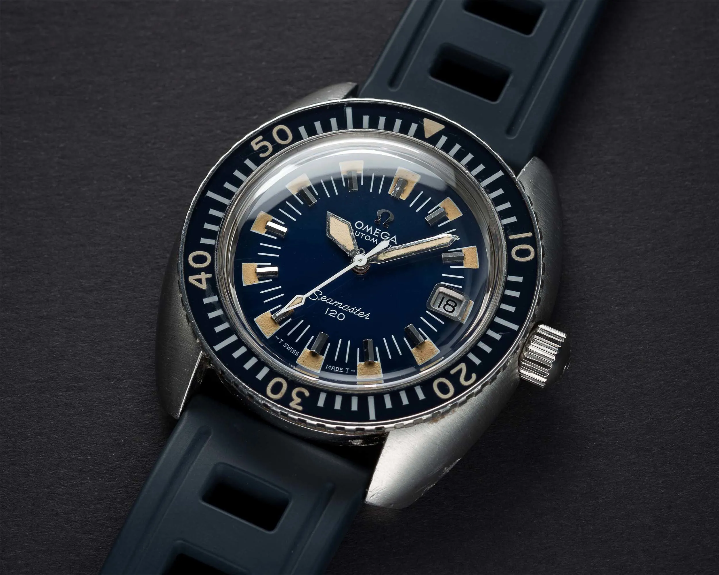 Omega Deep Blue 166.073 42mm Stainless steel Blue