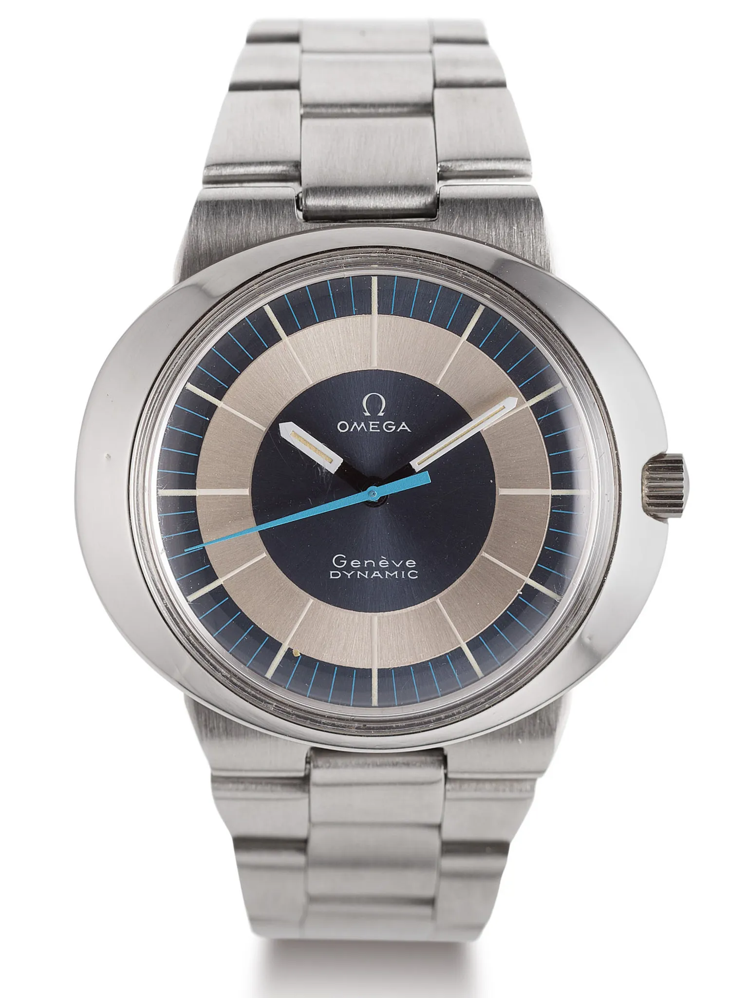 Omega Dynamic 135.033 41mm Stainless steel Two-tone gray and blue
