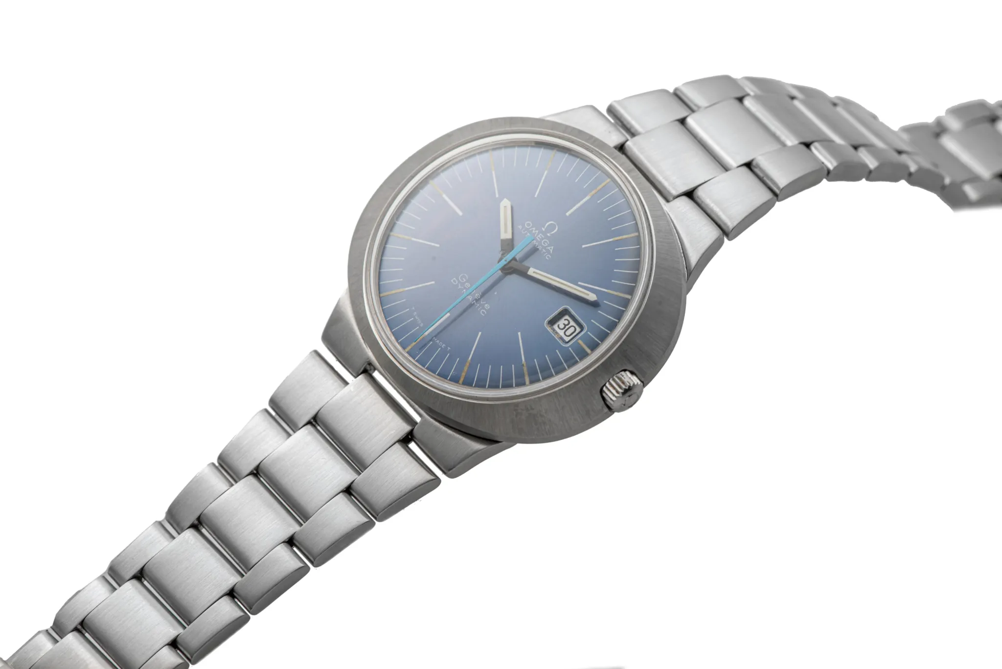 Omega Dynamic 166.039 37mm Stainless steel Blue 2