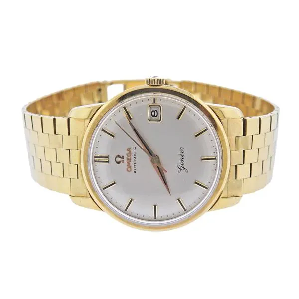 Omega Genève 14703 33mm Yellow gold Silver