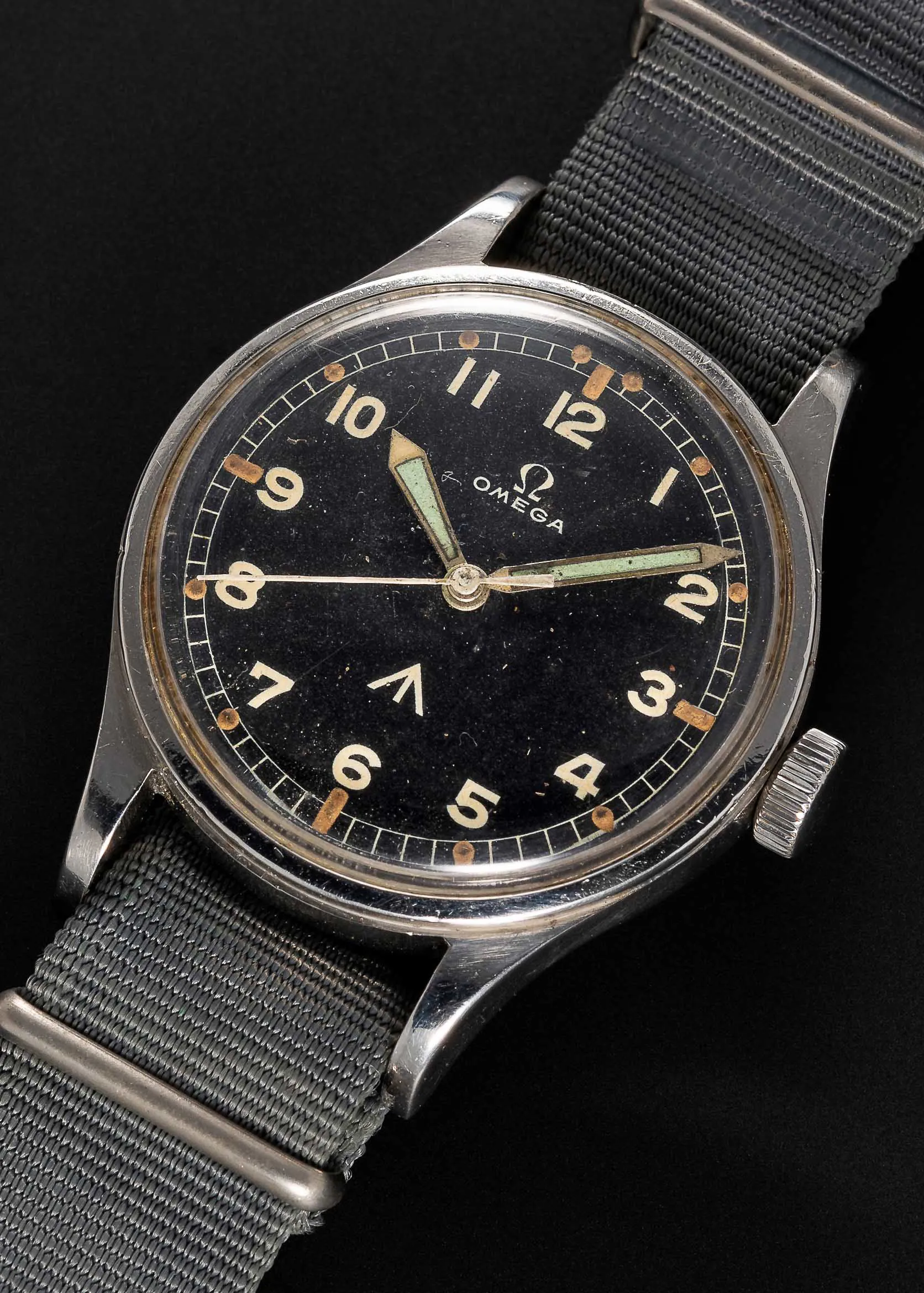 Omega Raf Pilots 2777-1 SC 37mm Stainless steel Black