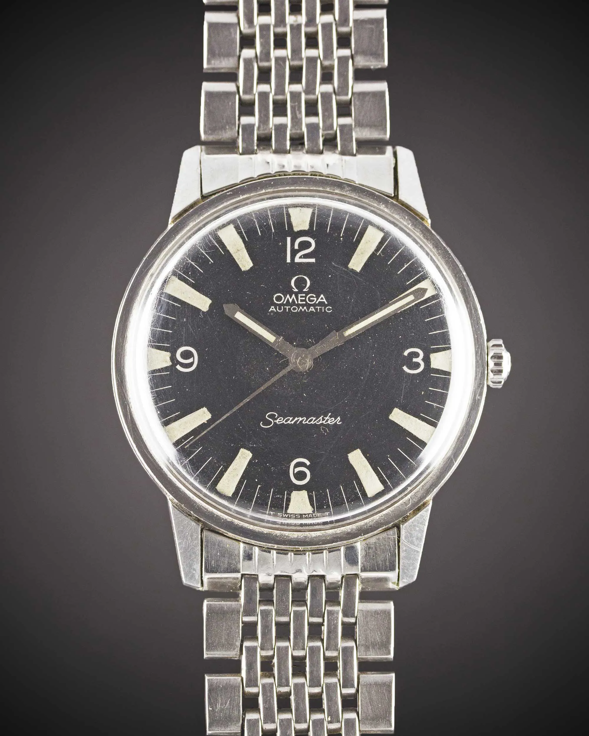 Omega Seamaster 165.002 35mm Stainless steel Black military