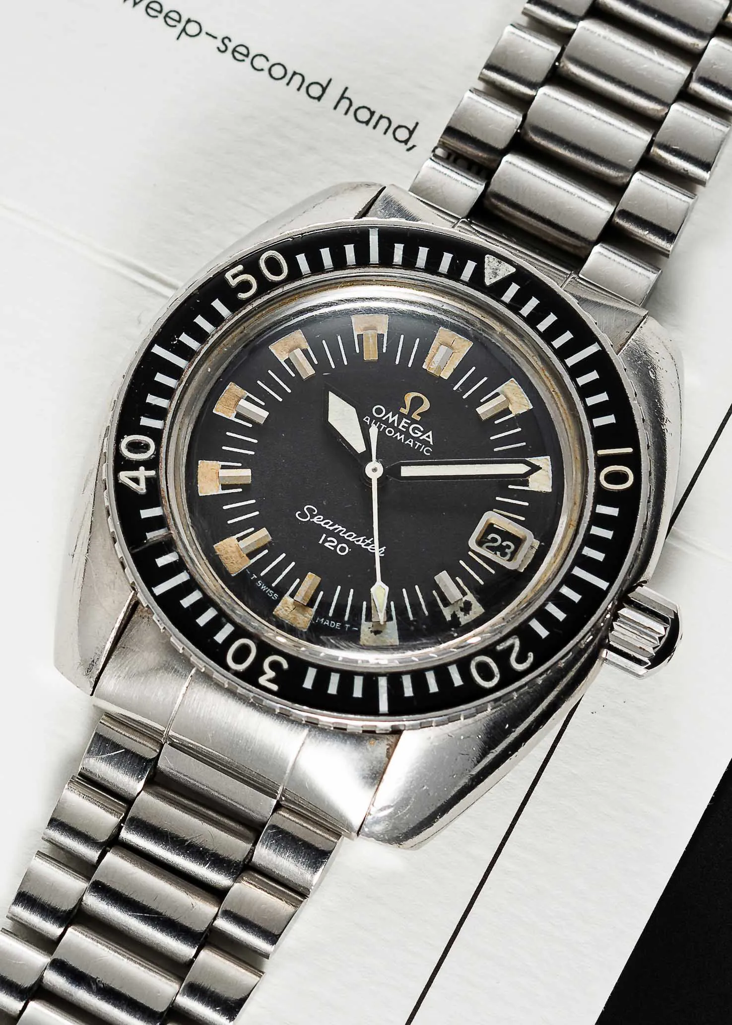 Omega Seamaster 166.073 42mm Stainless steel Black