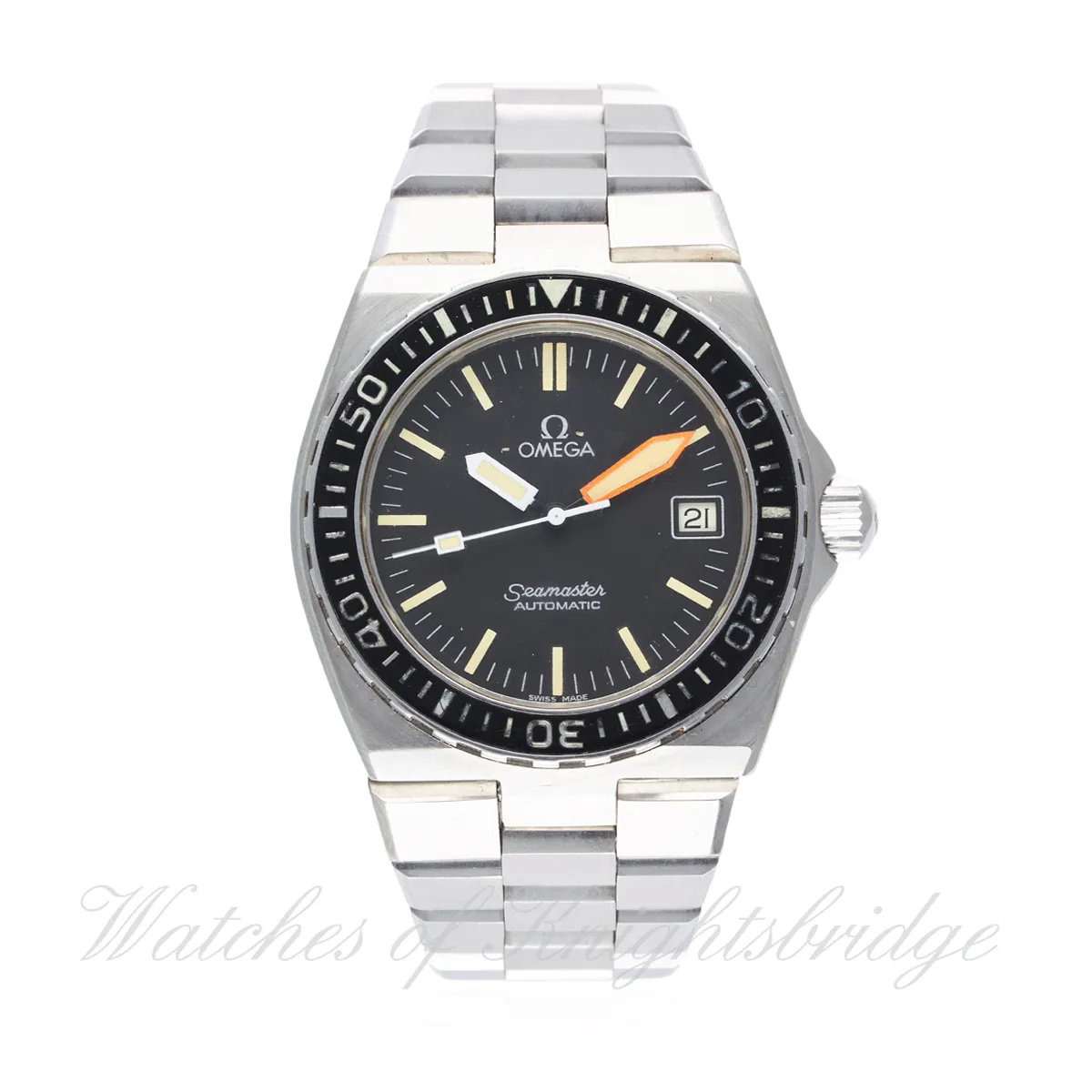 Omega Seamaster 1660251 39mm Stainless steel Black