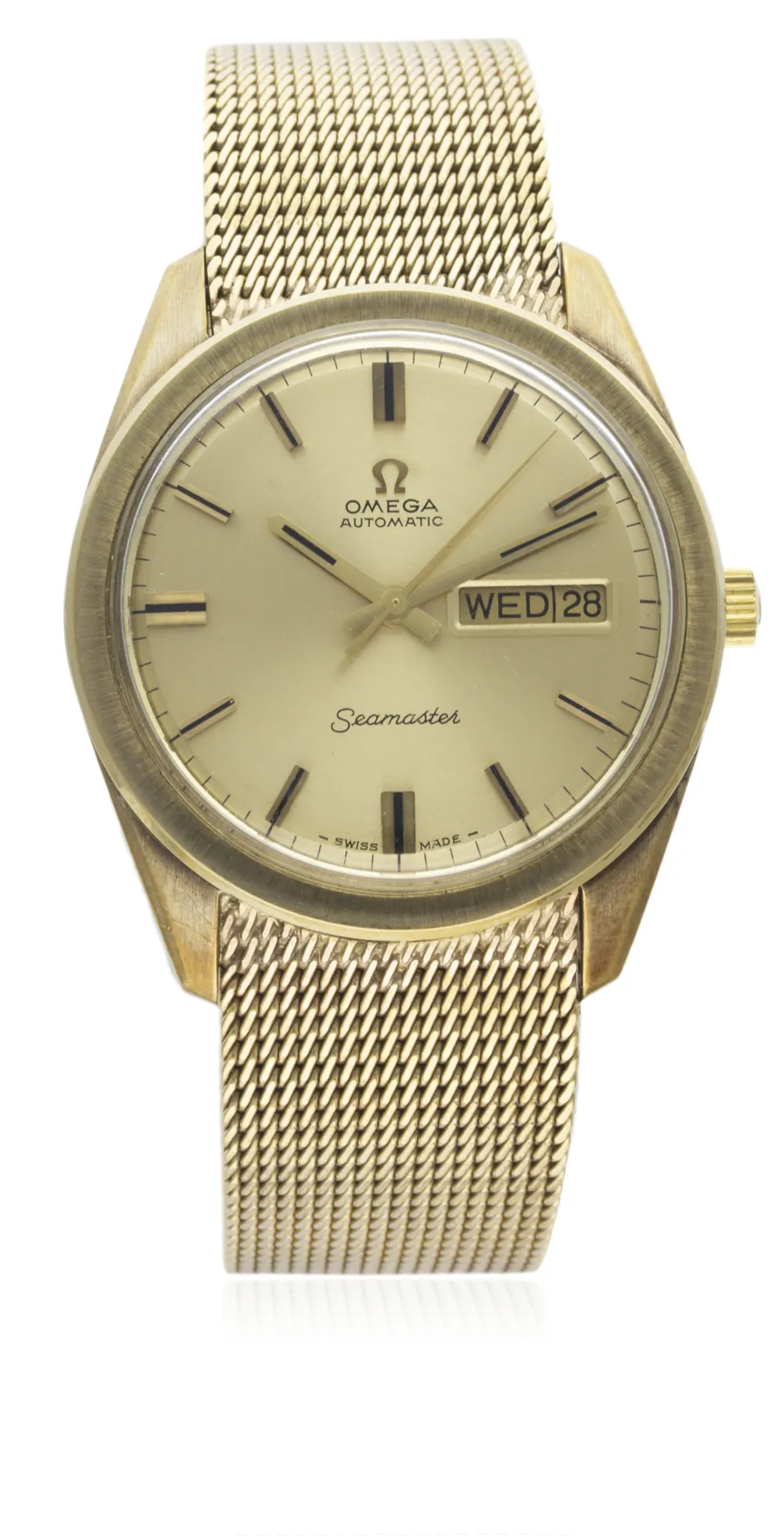 Omega Seamaster Diver 300M 166.5032 23mm Yellow gold Champagne