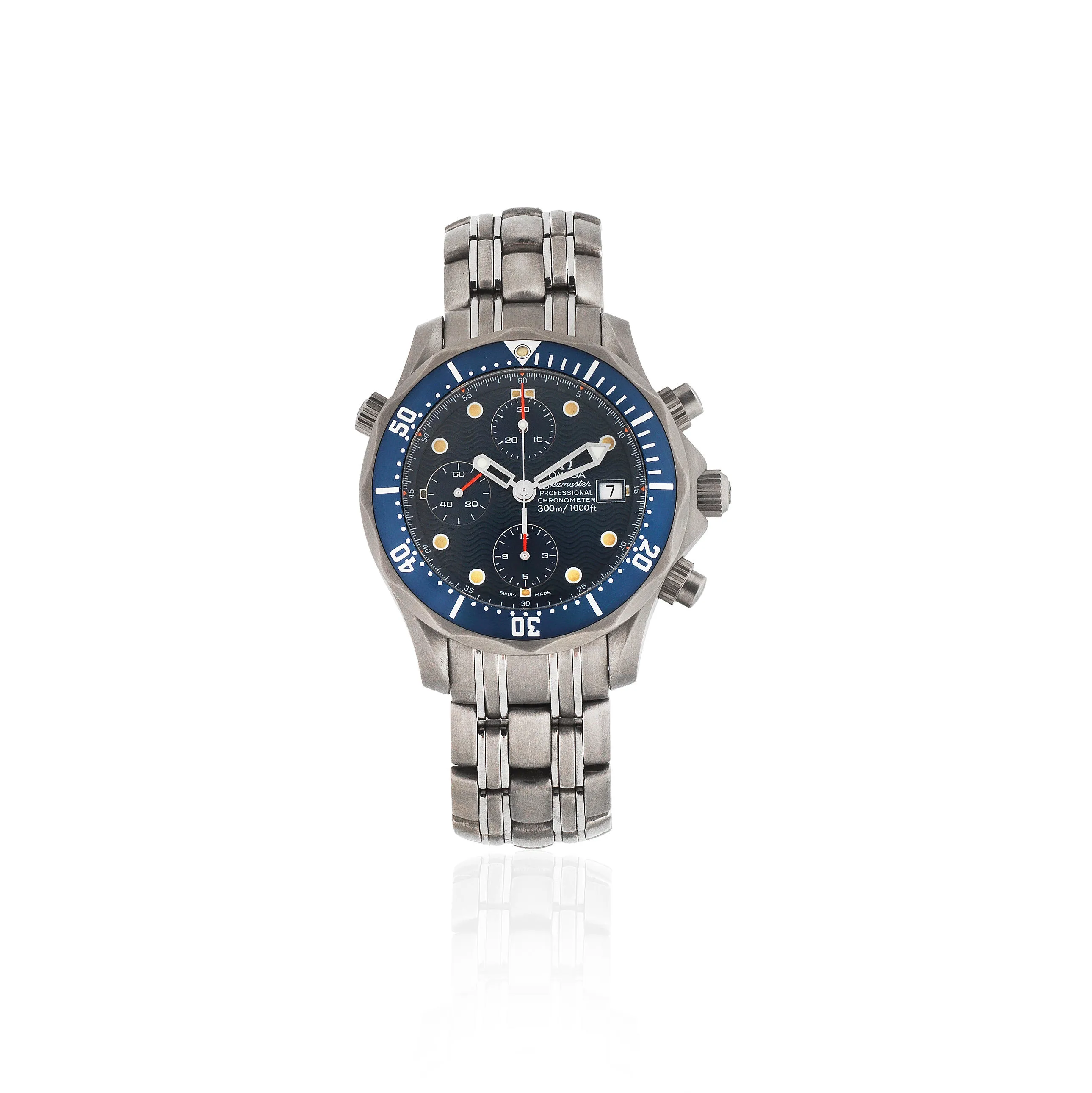 Omega Seamaster 1780504.3780504 43mm Titanium Blue