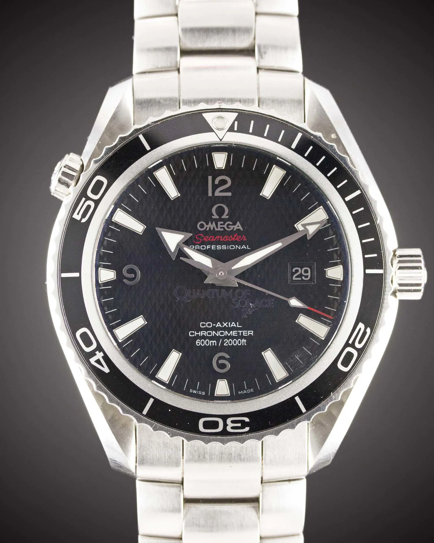 Omega Seamaster 222.30.46.20.01.001 45mm Stainless steel Black