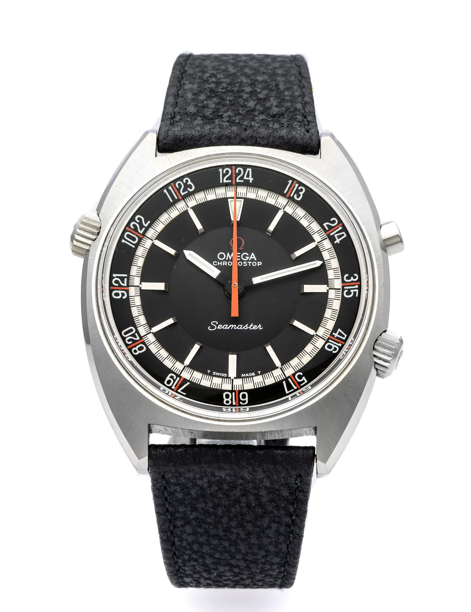 Omega Seamaster Chronostop 145.008 41mm Stainless steel Black