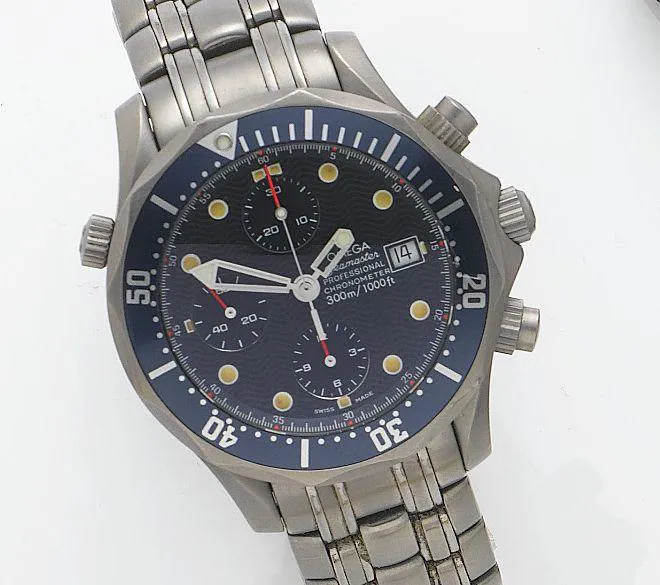 Omega Seamaster 38mm Titanium Blue