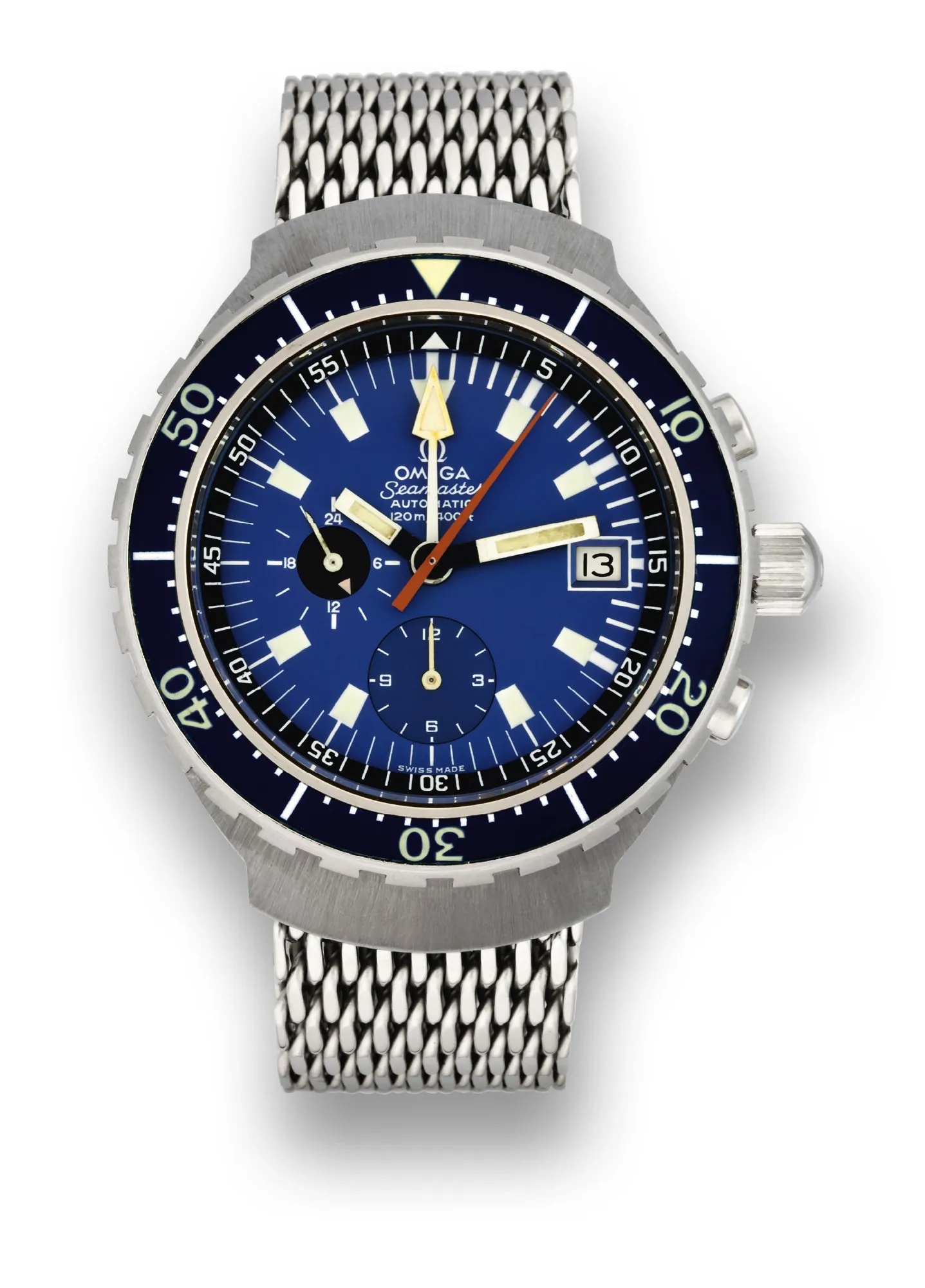 Omega Seamaster ST 44mm Stainless steel Blue