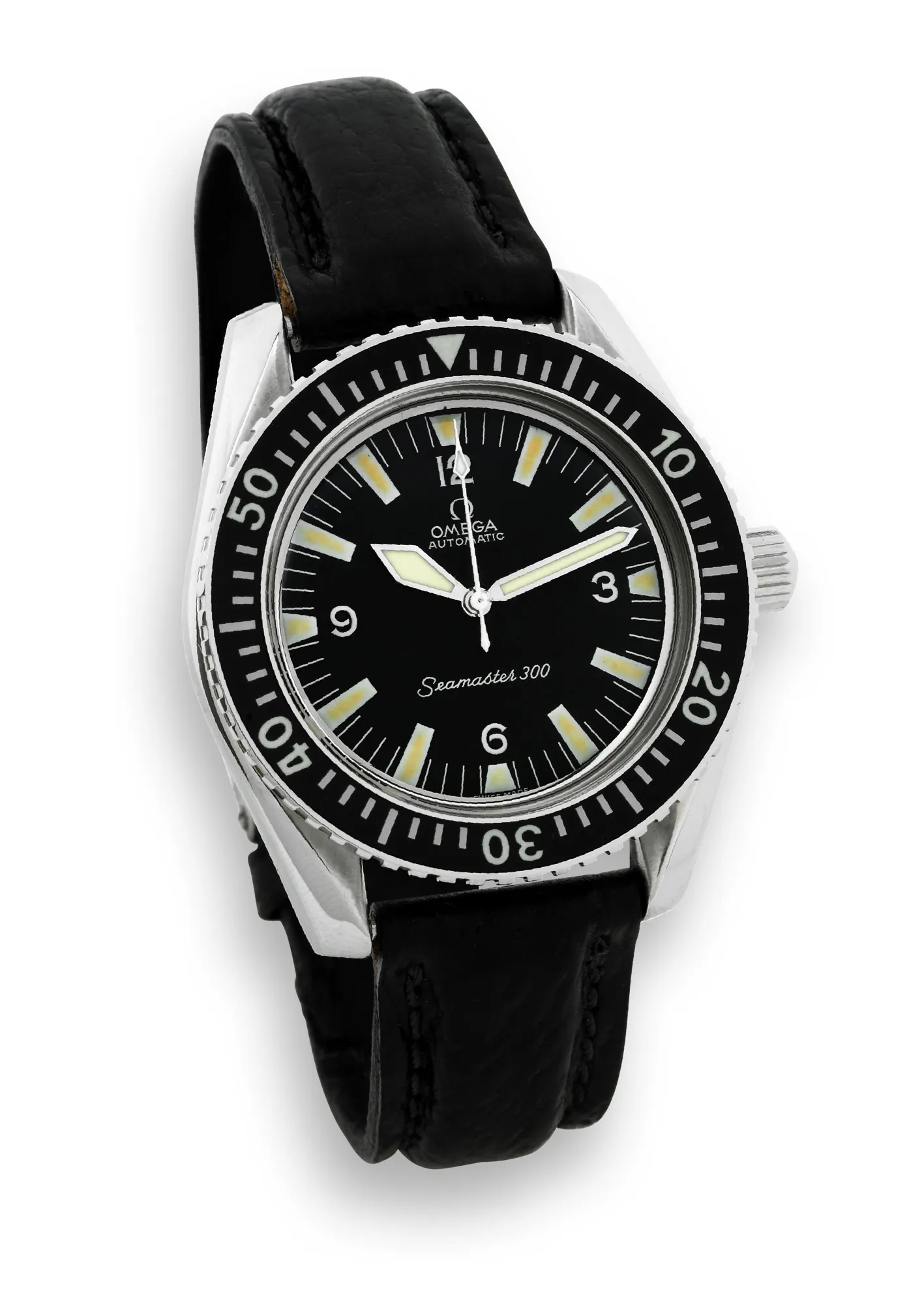 Omega Seamaster ST 41mm Stainless steel Black