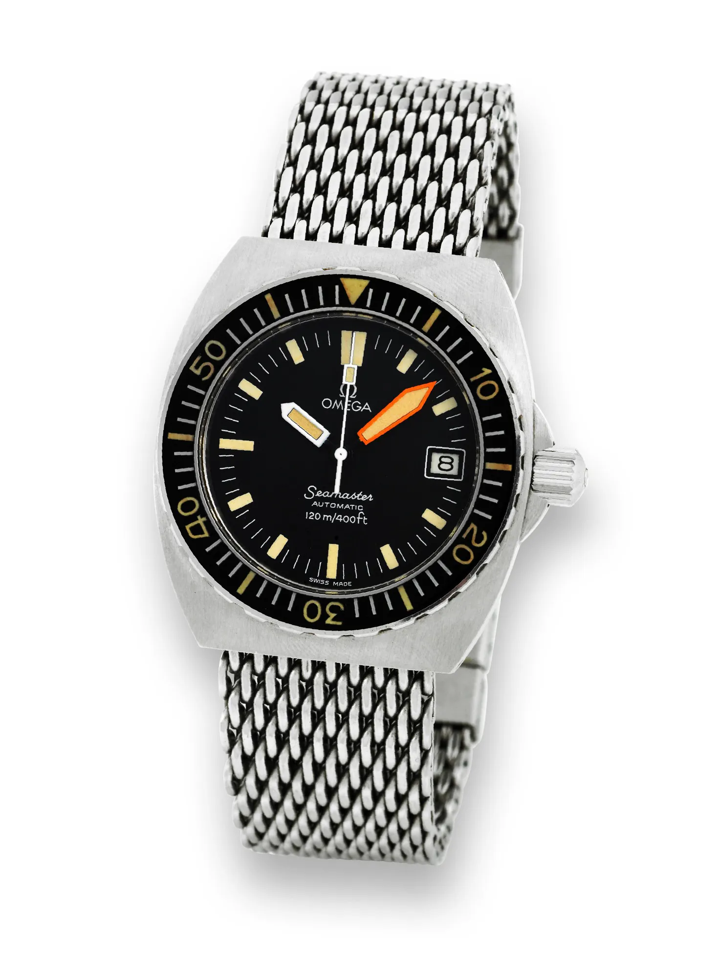 Omega Seamaster 38mm Stainless steel Black