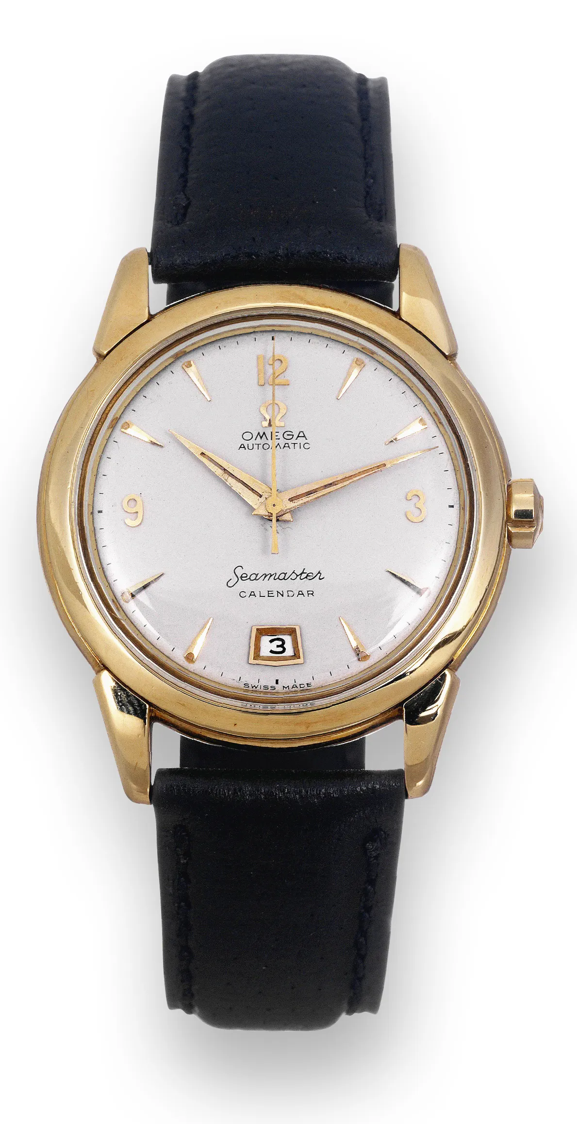 Omega Seamaster 2627 SC 35mm Yellow gold White