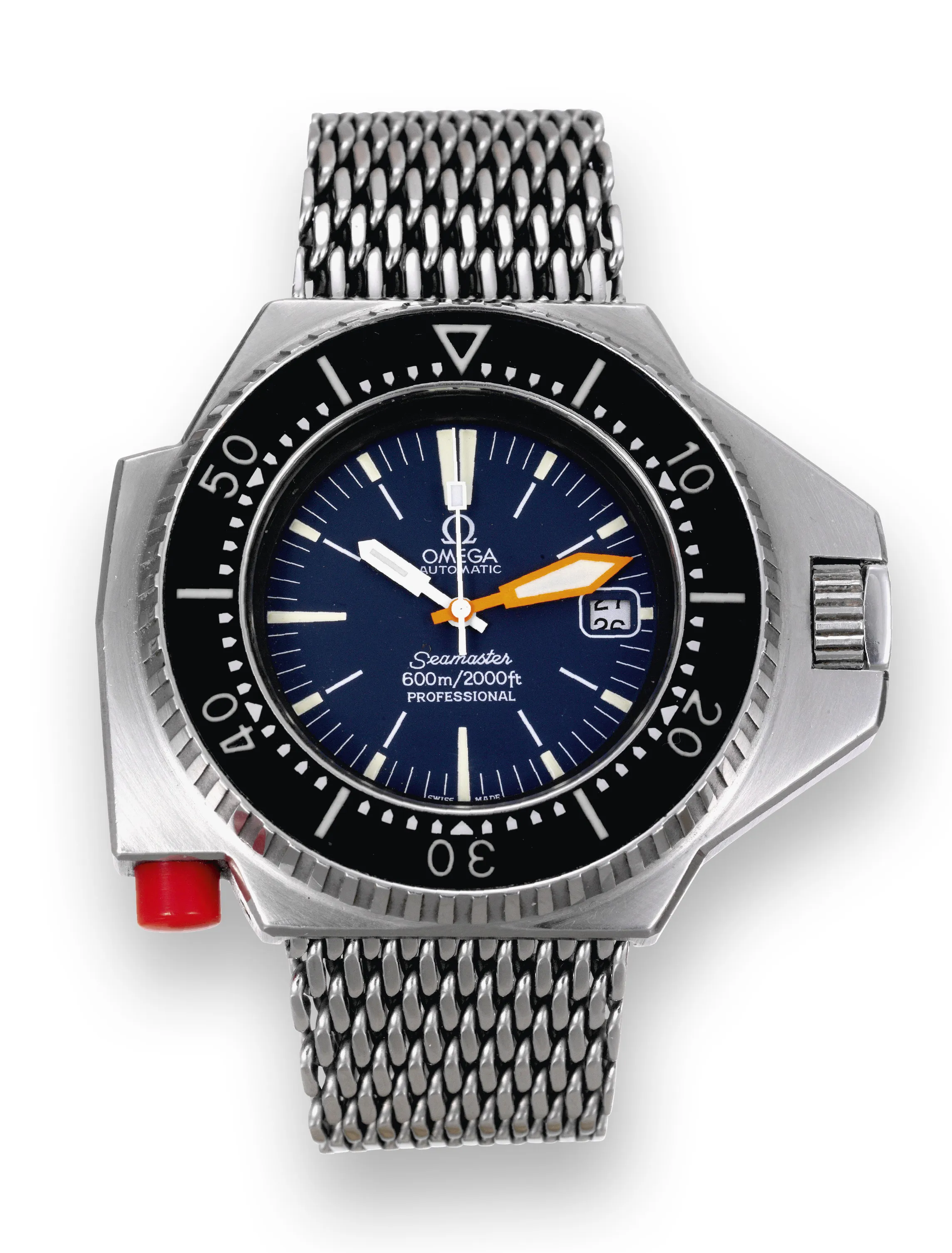 Omega Seamaster 600 "Ploprof" ST 166.0077 45mm Stainless steel Blue