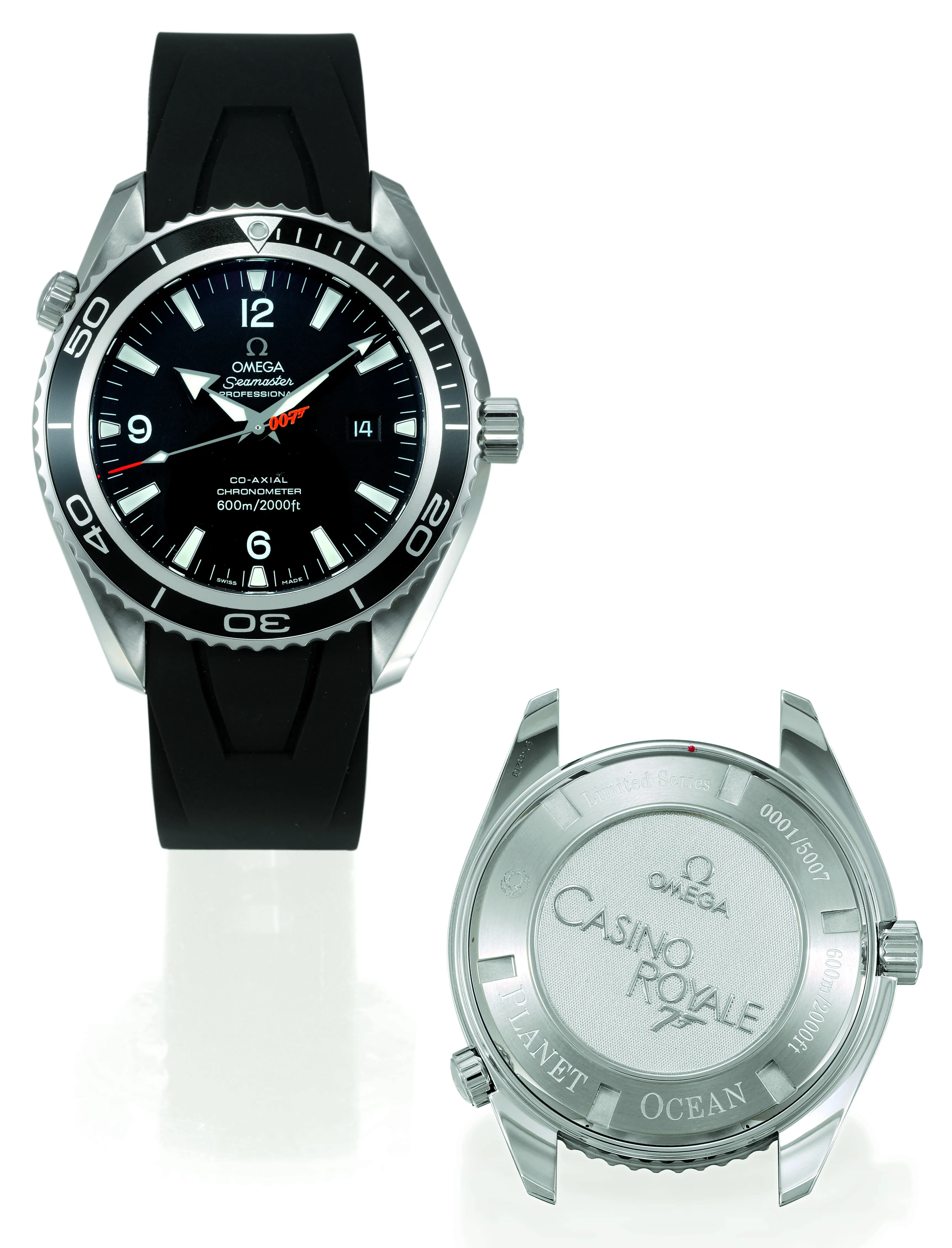 Omega Seamaster 45mm Stainless steel Black