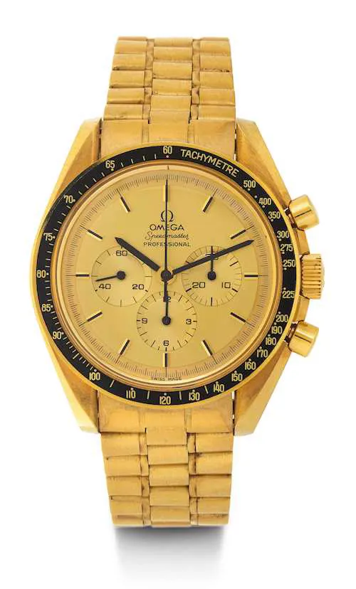 Omega Speedmaster 345.0802 42mm Yellow gold Champagne