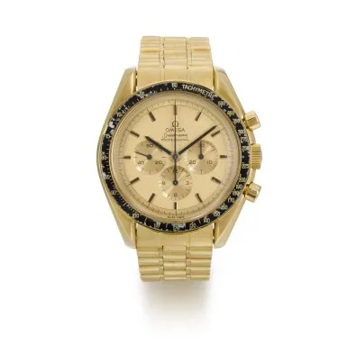 Omega Speedmaster 345.0802 42mm Yellow gold Champagne