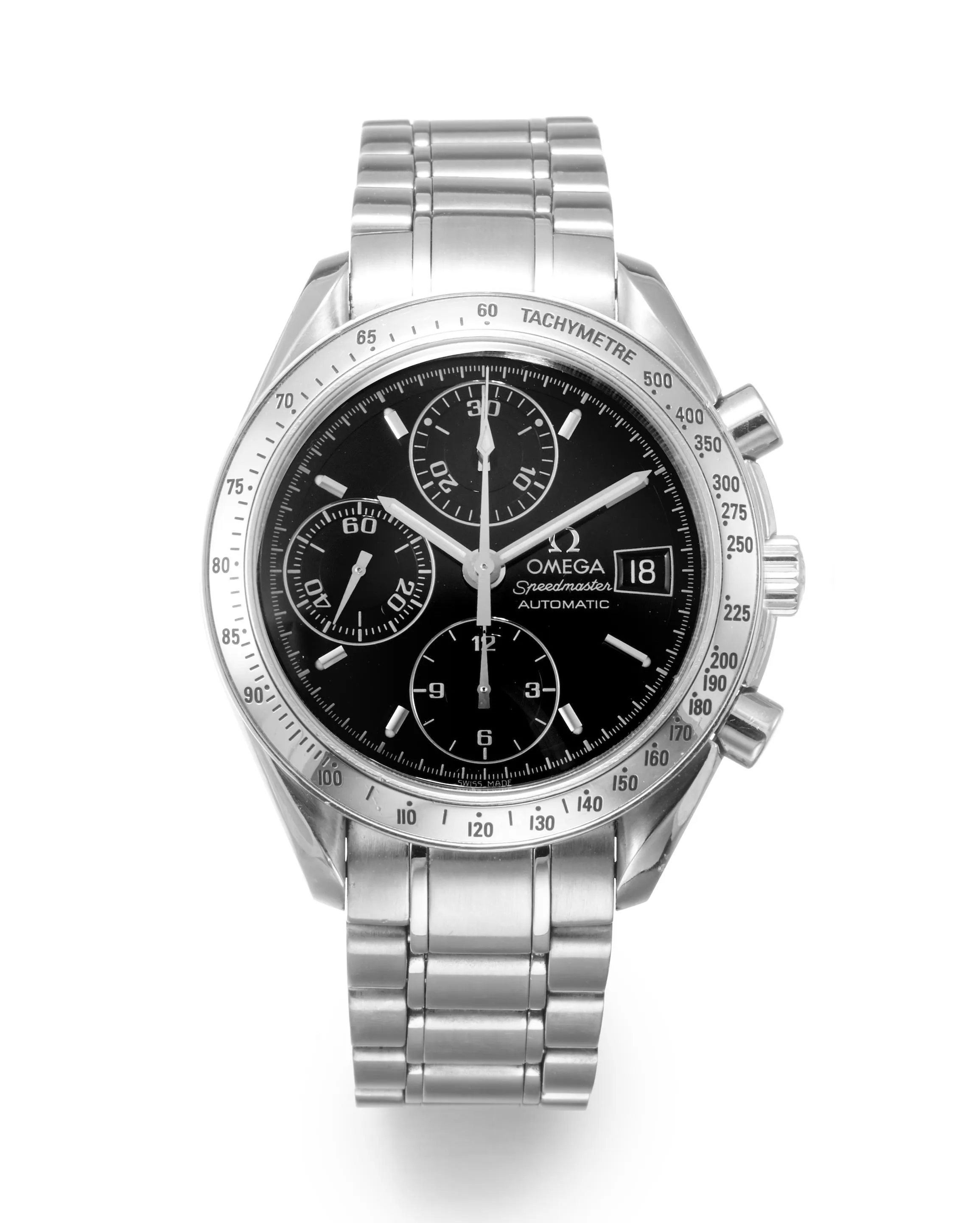 Omega Speedmaster Date 35135000 39mm Stainless steel Black