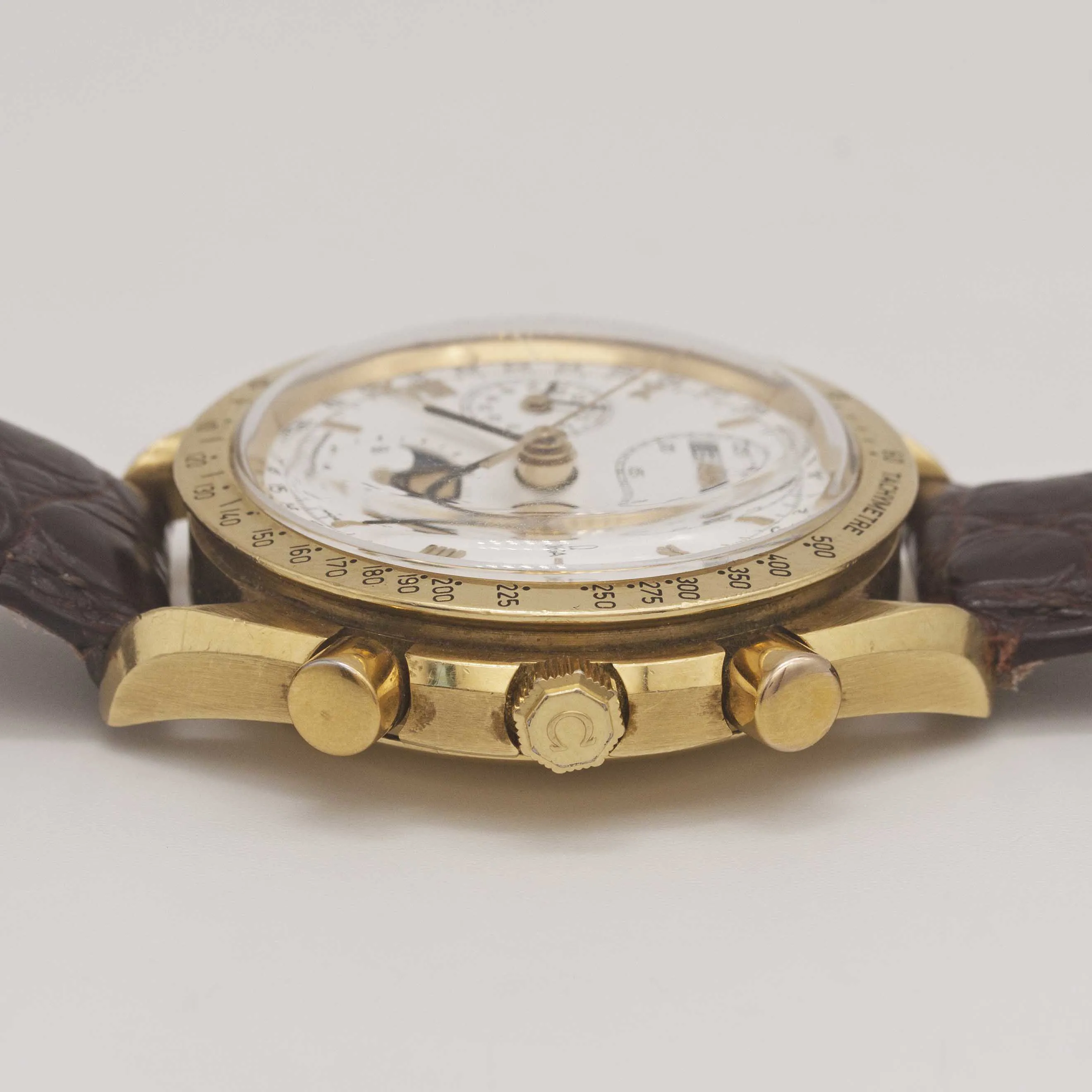 Omega Speedmaster BA 175.0034 39mm Yellow gold White 6