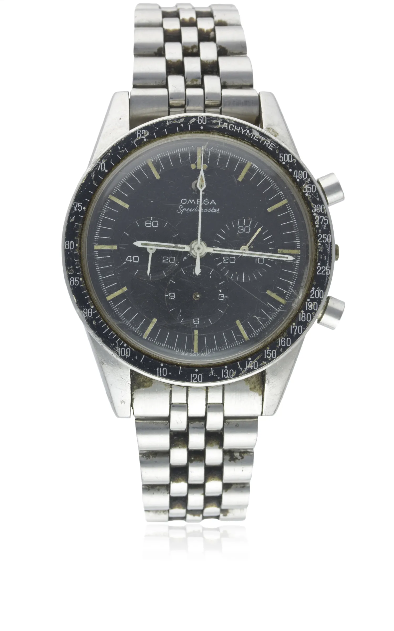 Omega Speedmaster Ed White ST 105.003-65 40mm Stainless steel Black