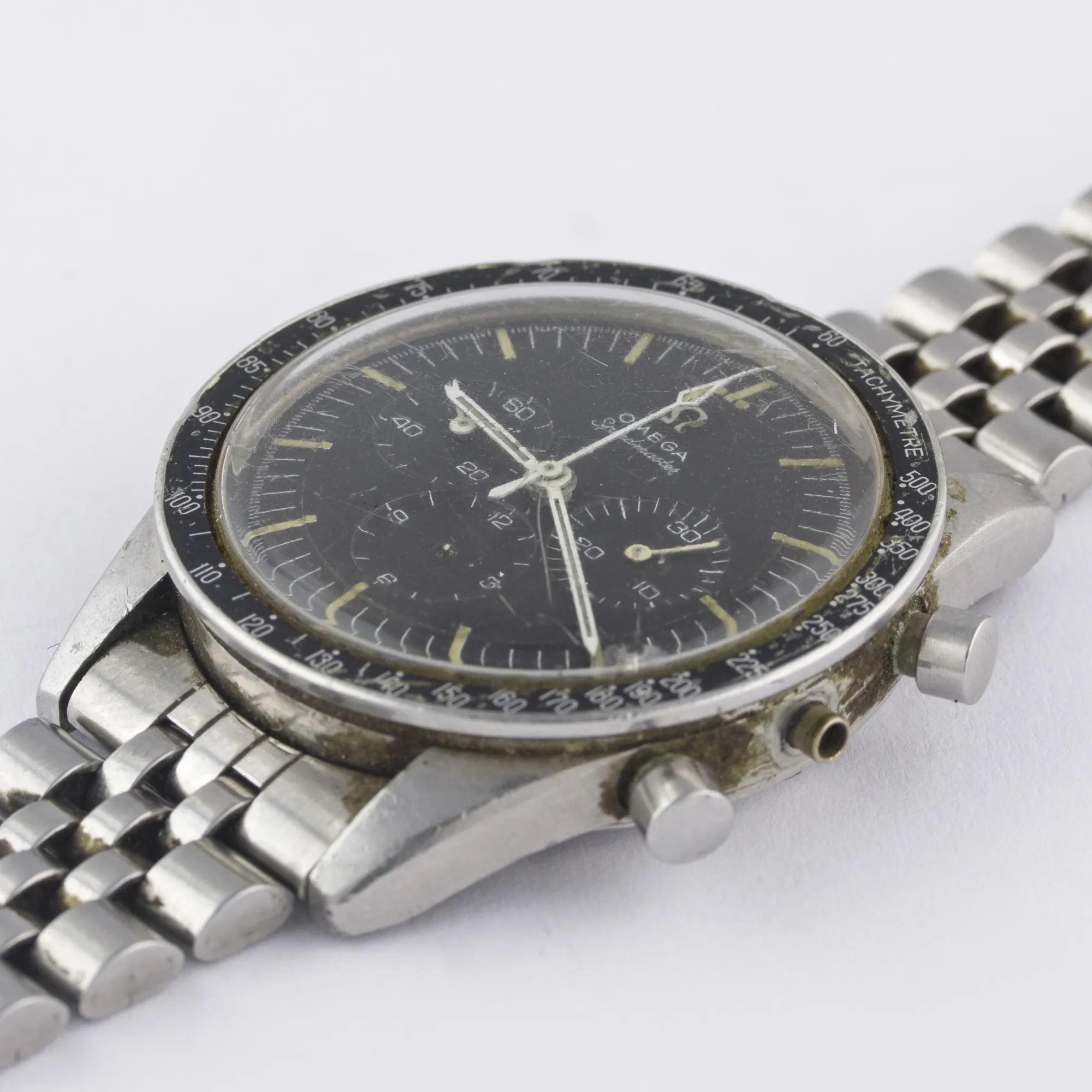 Omega Speedmaster Ed White ST 105.003-65 40mm Stainless steel Black 2